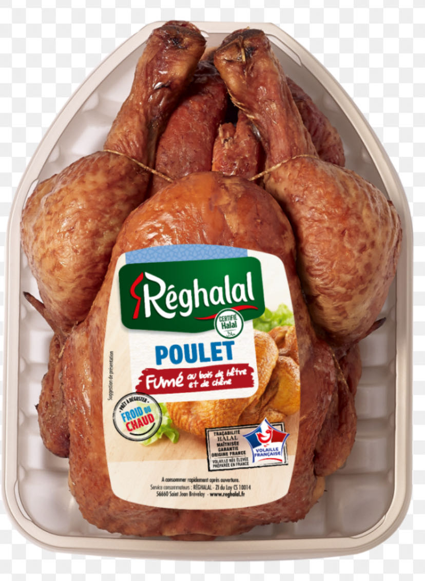Poulet fumé entier