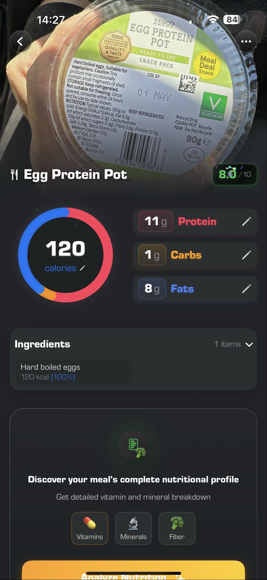 Egg Protein Pot