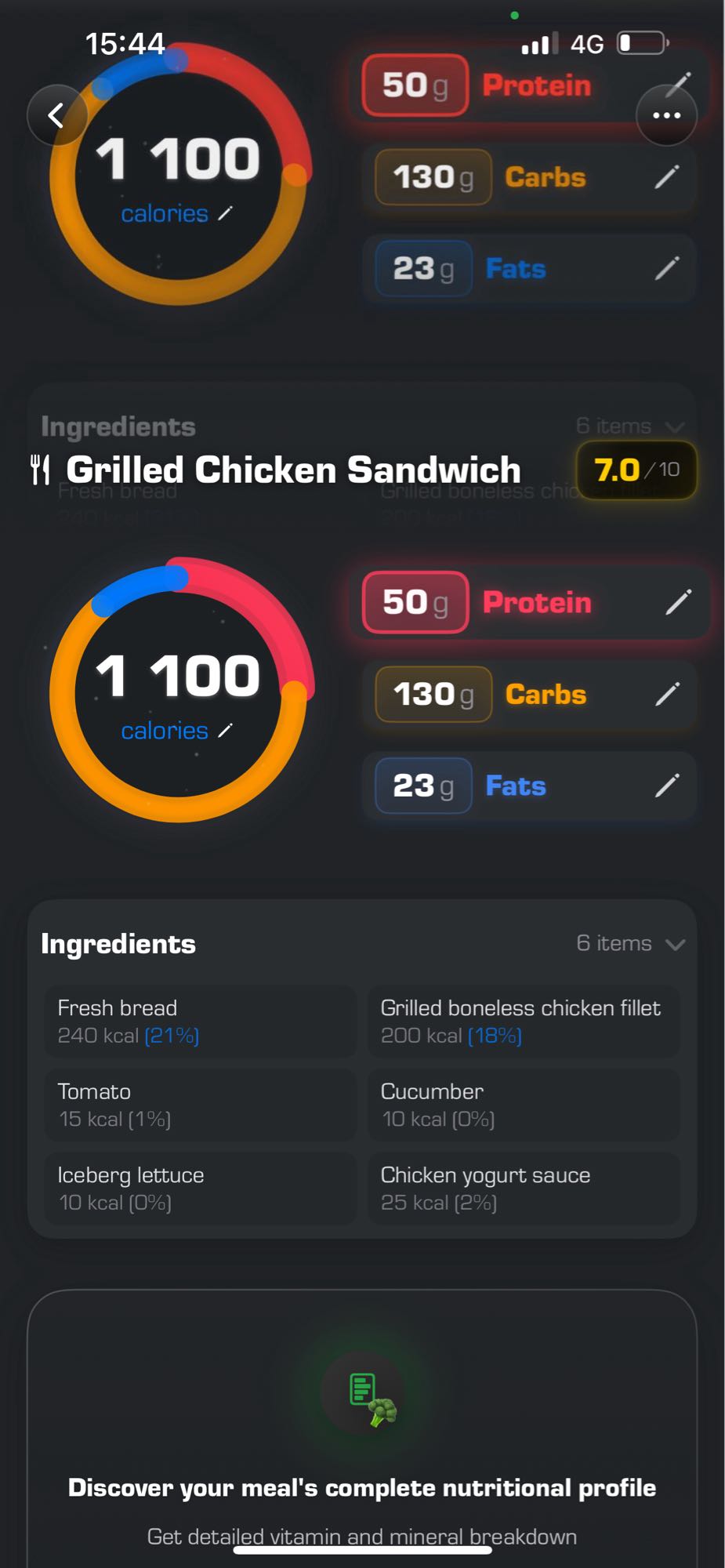 Grilled Chicken Sandwich