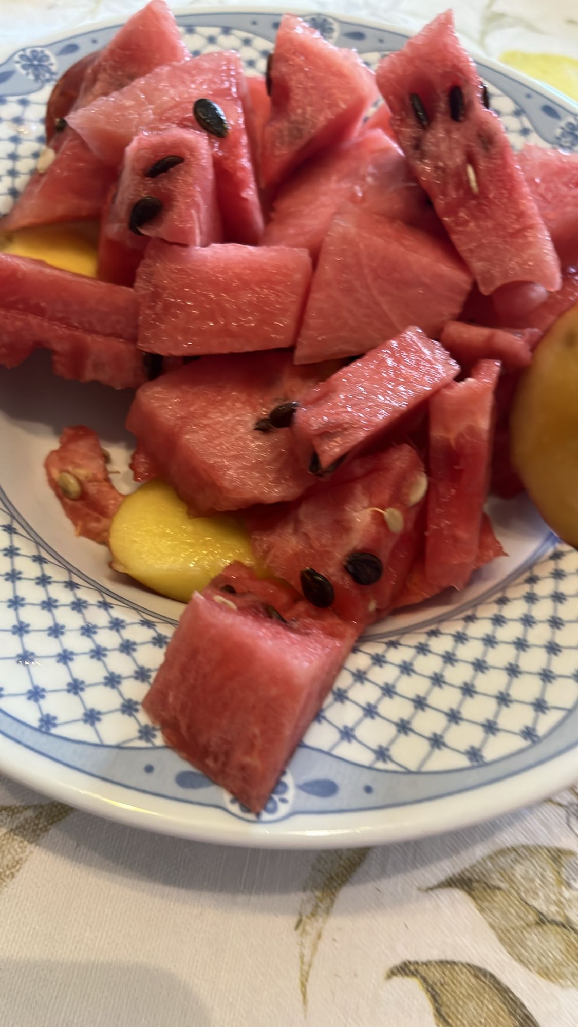 Watermelon and Mango Plate