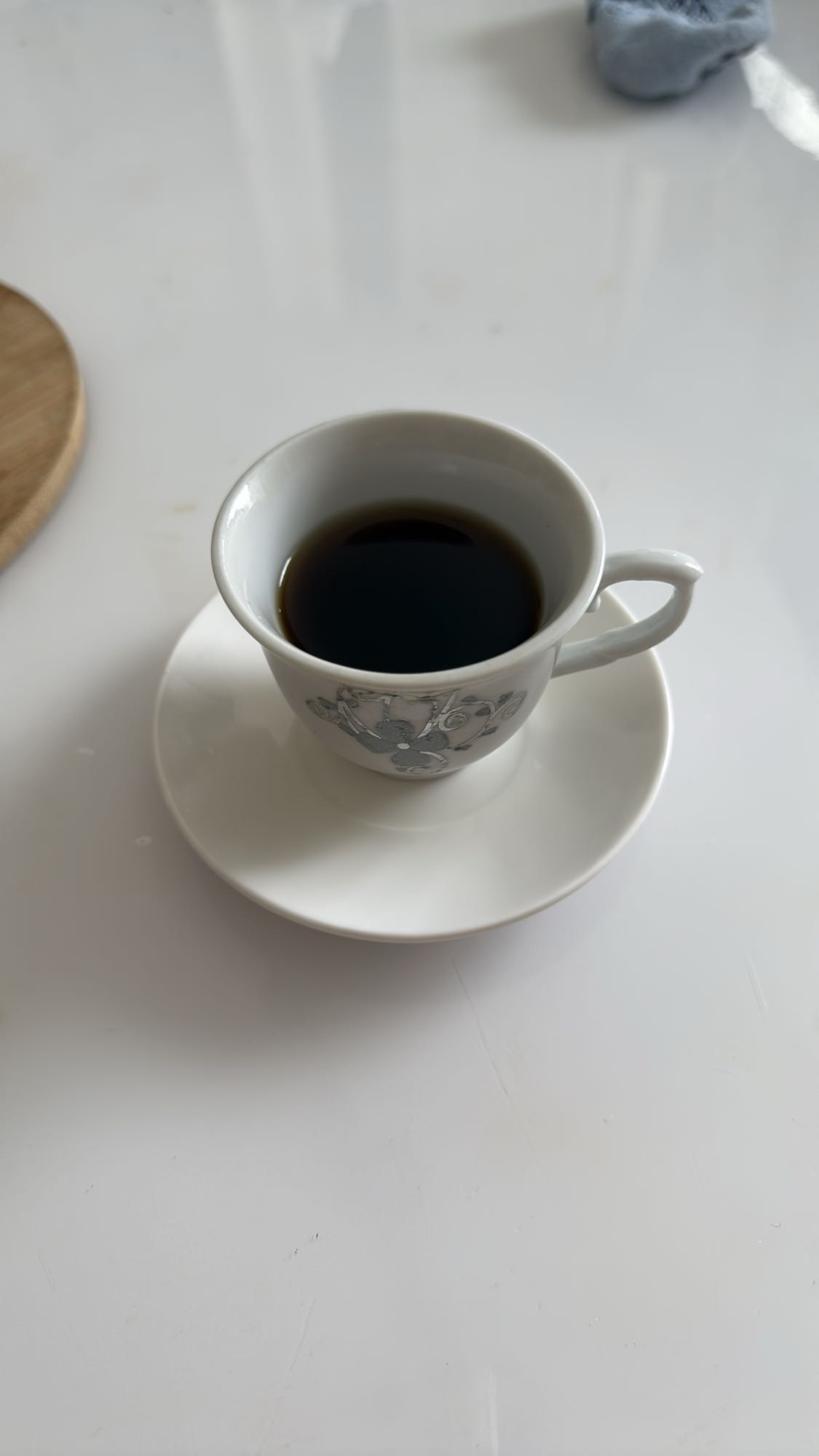 Tasse schwarzer Kaffee