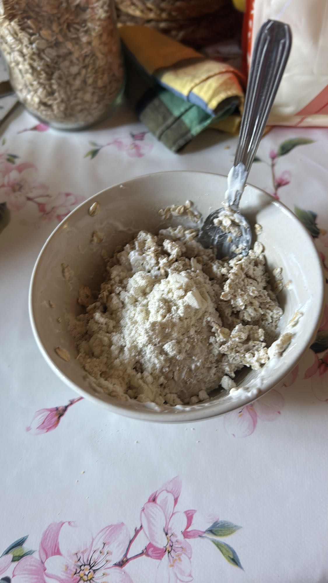 Flocons, fromage blanc et whey