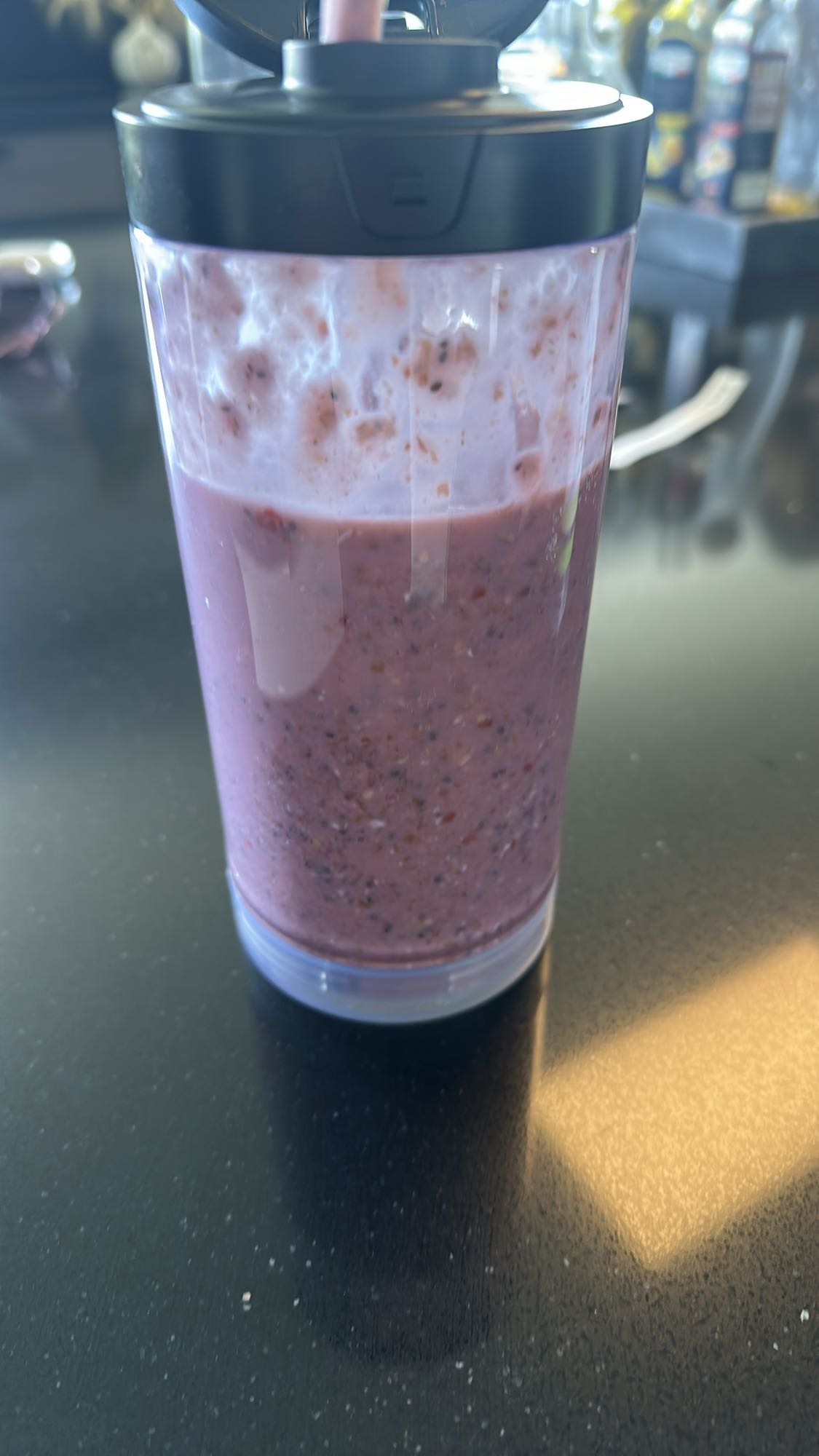 Bärsmoothie med havre