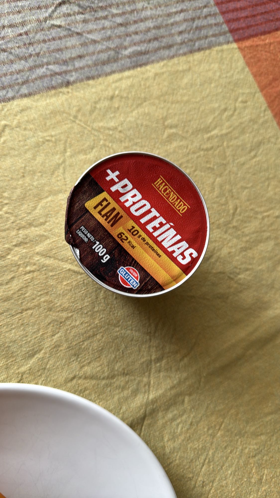 Flan alto en proteínas