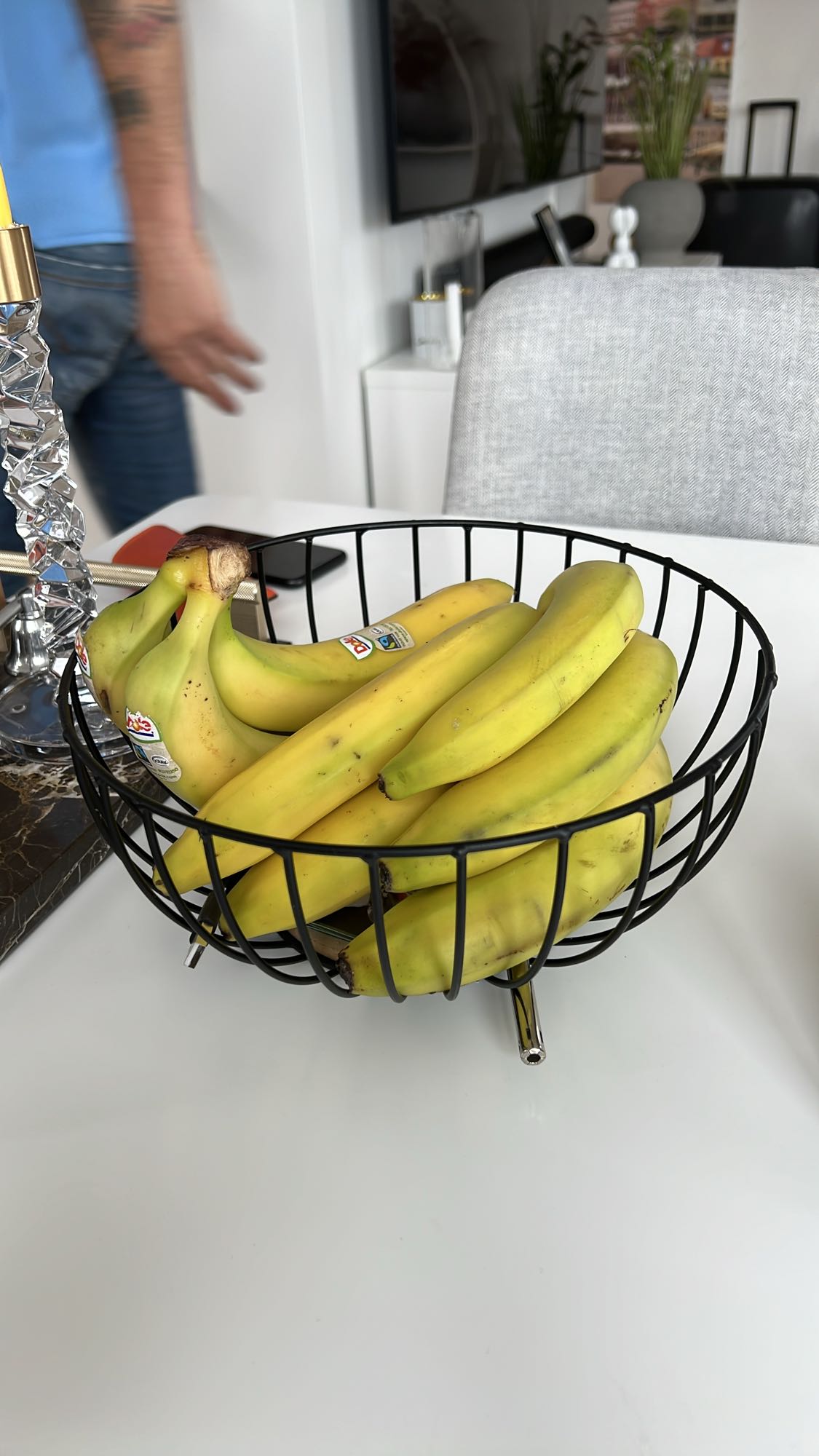 Bananer i korg