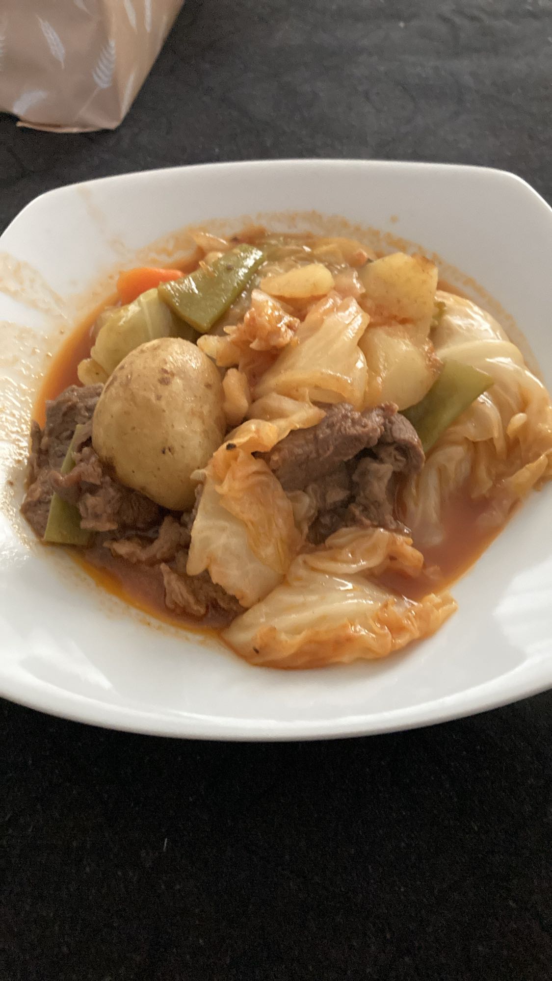 Köttgryta med grönsaker