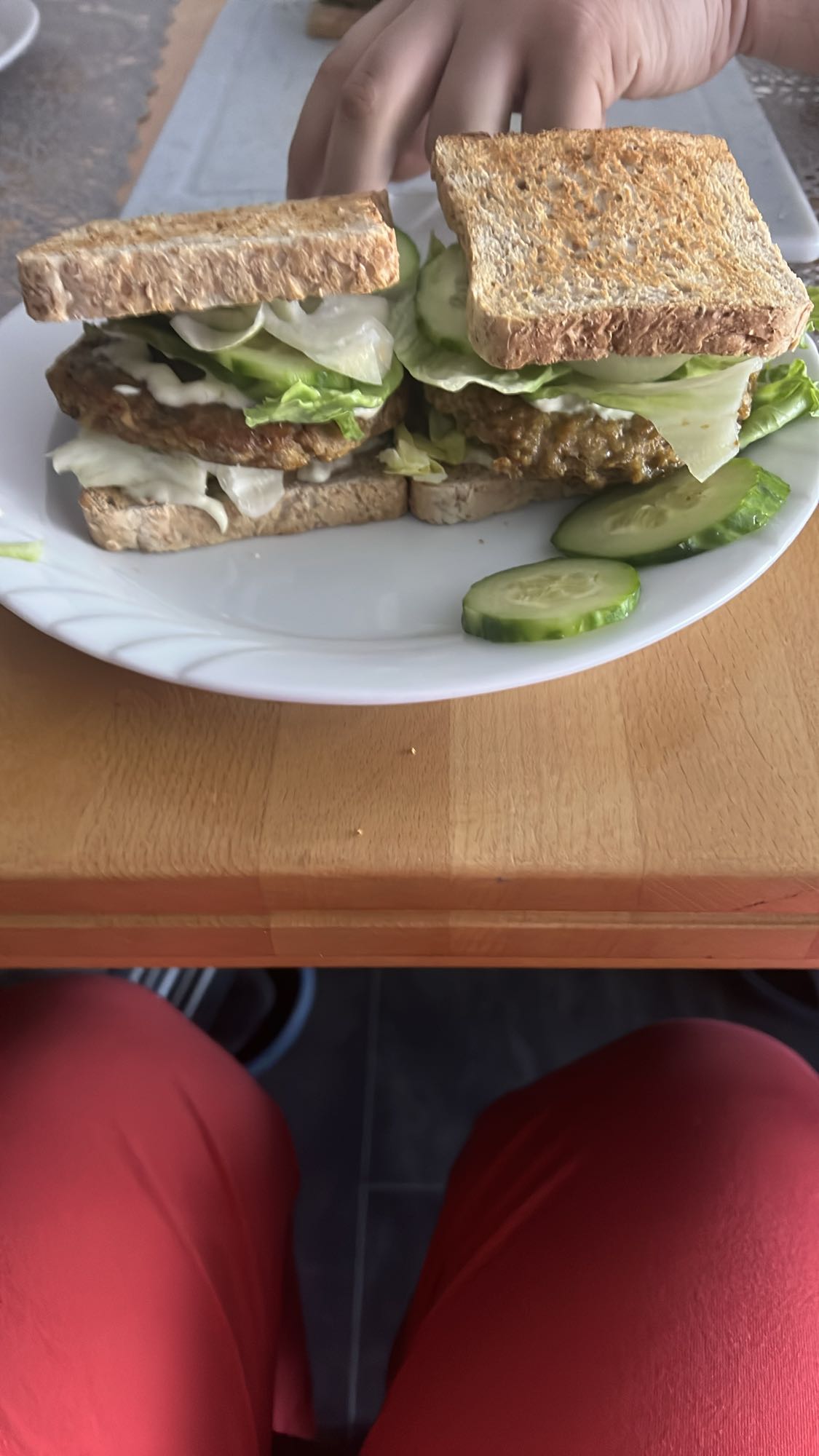 Vollkorn Sandwich Burger