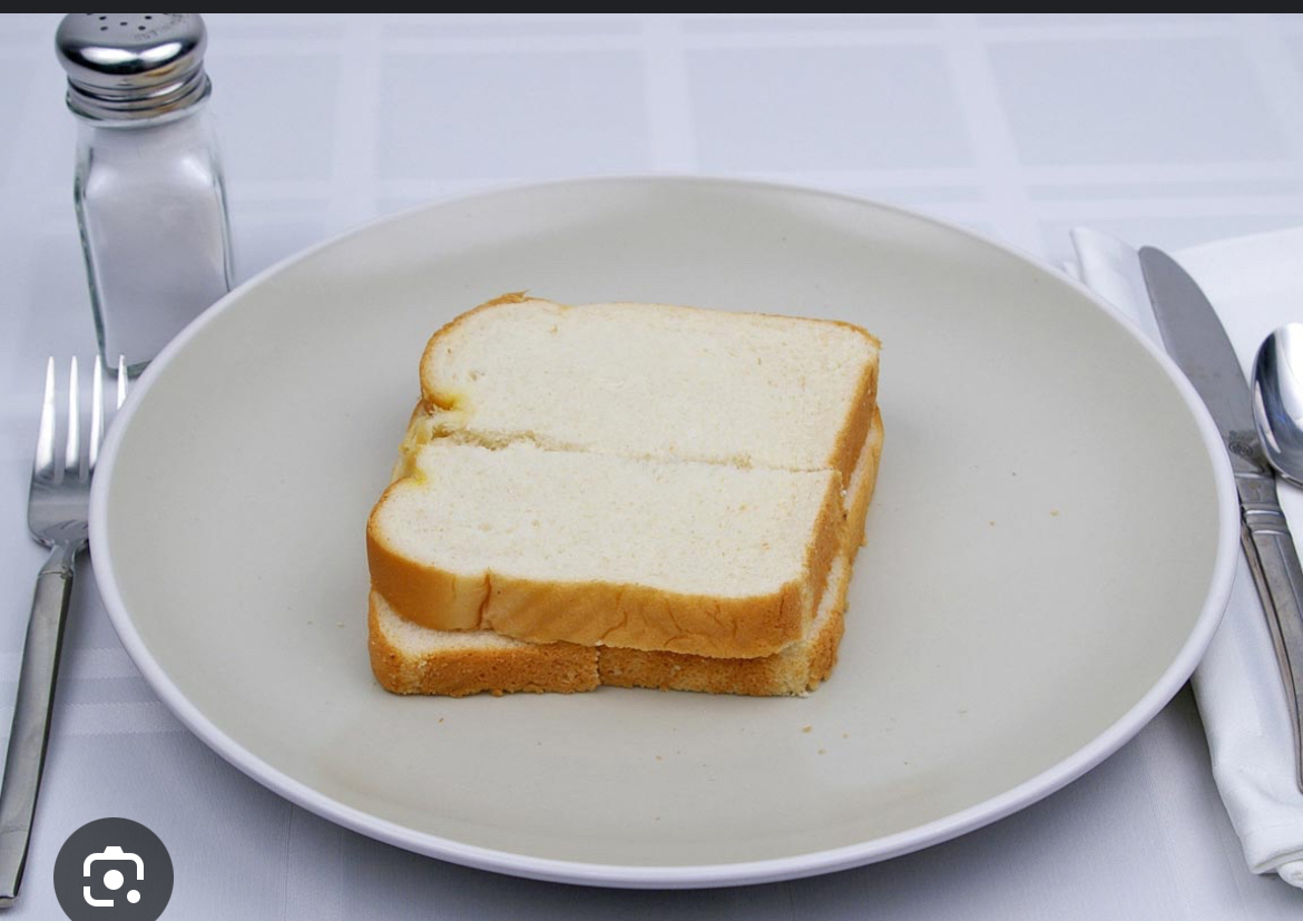 Plain White Bread Sandwich