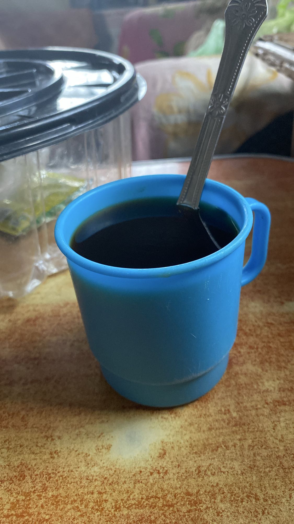 Taza de café negro