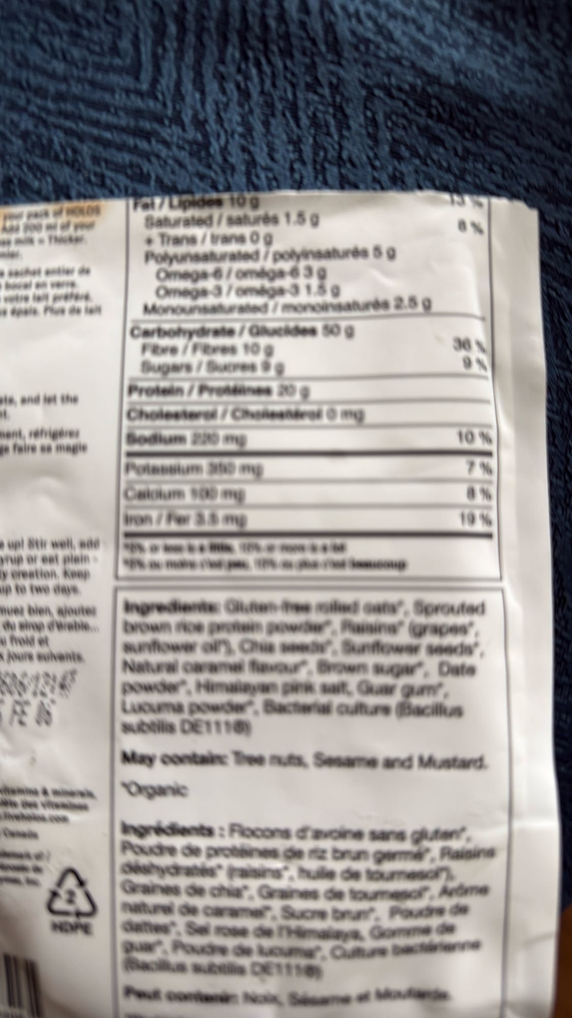 Mélange avoine protéiné