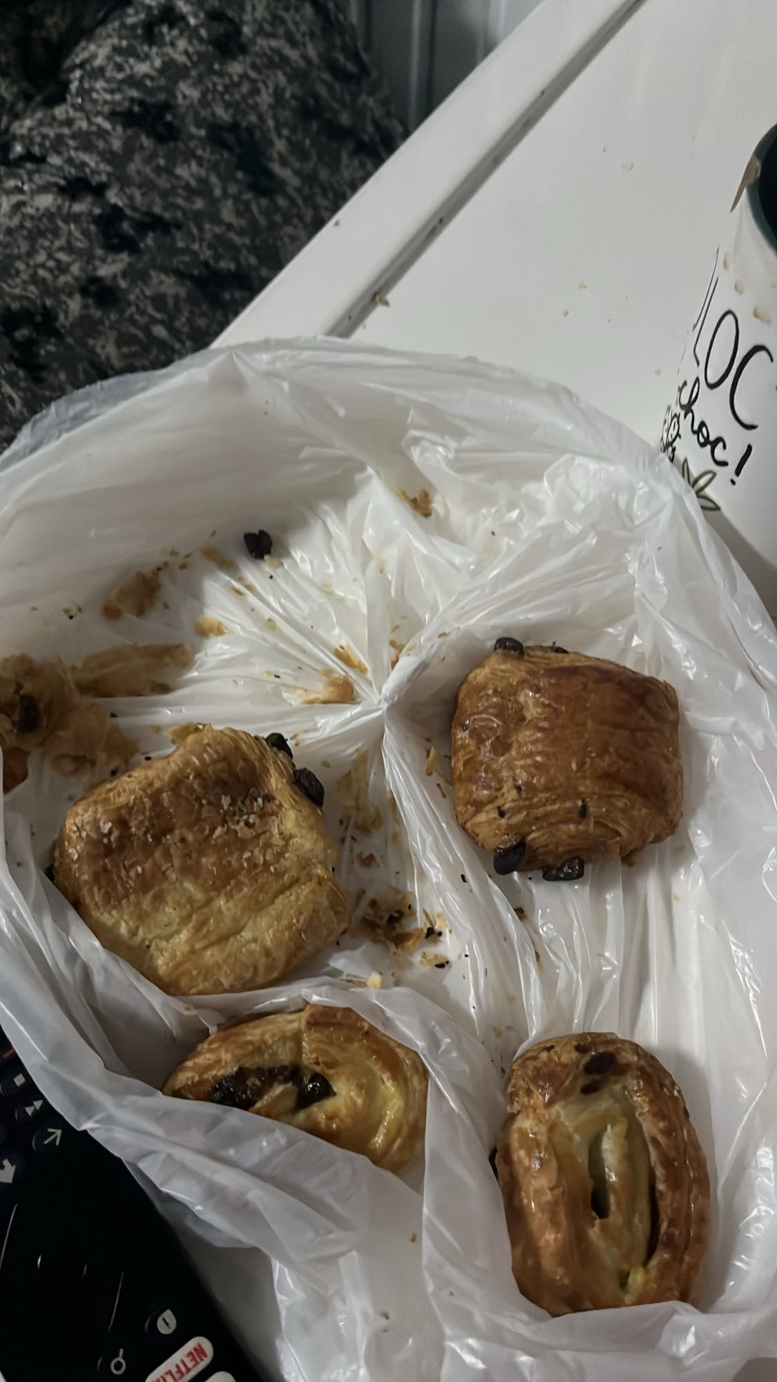 Mini viennoiseries choco