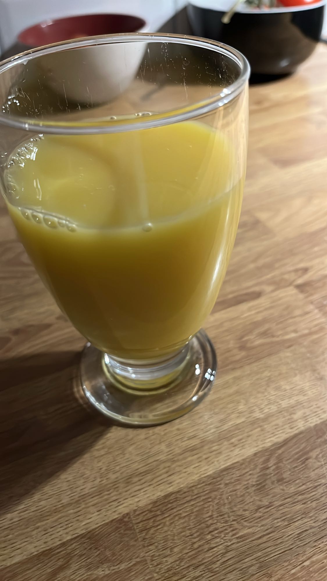 Apelsinjuice glas