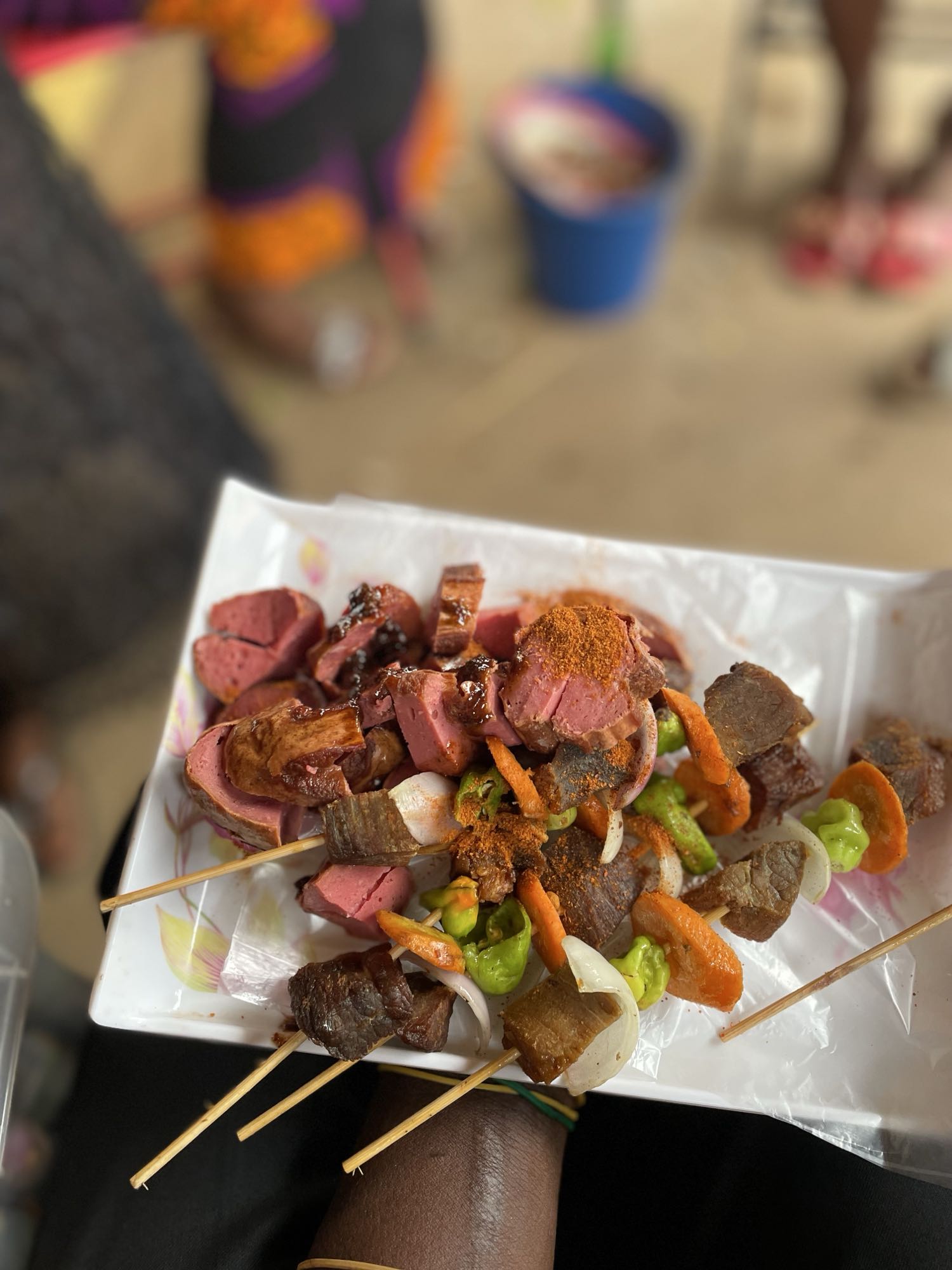 Meat and Veggie Skewers