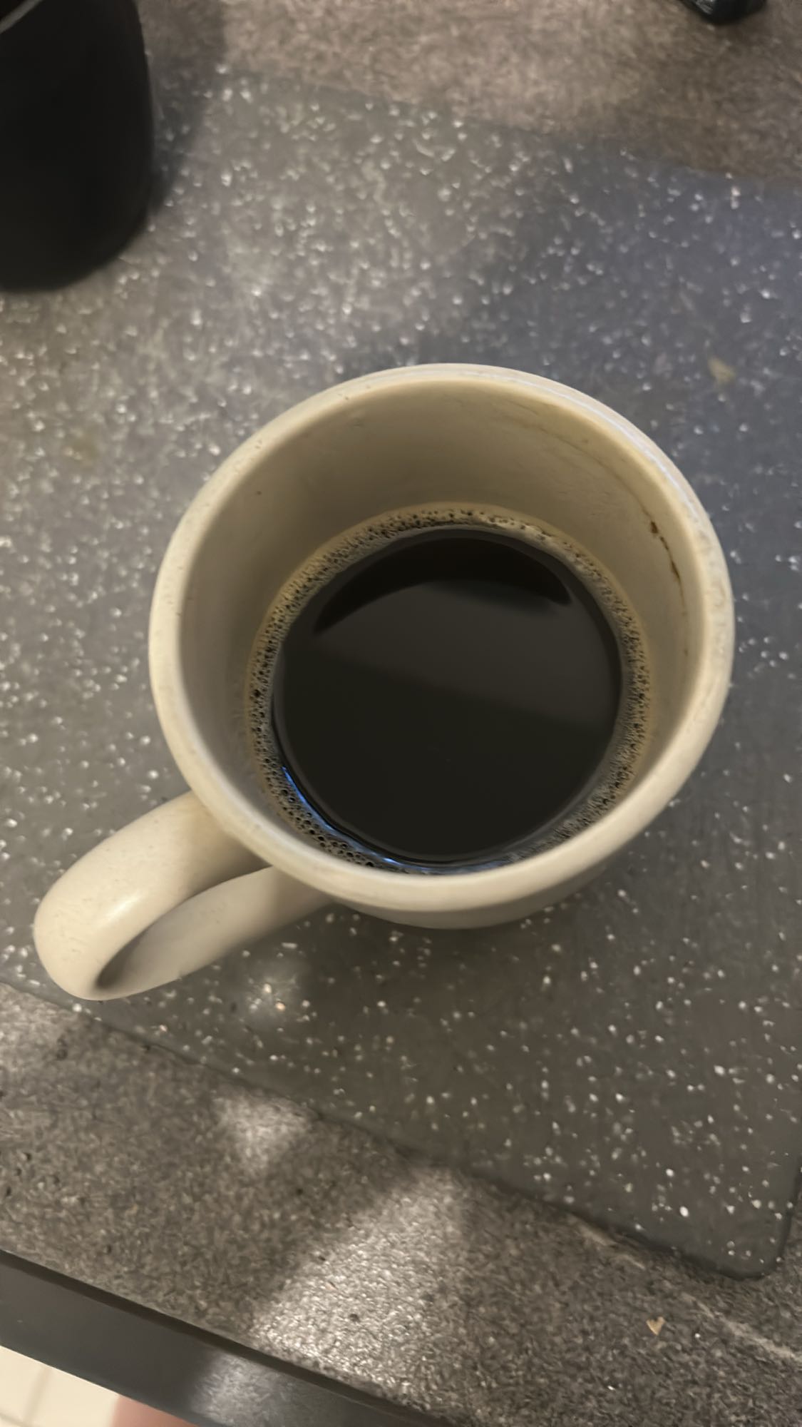 Tasse schwarzer Kaffee