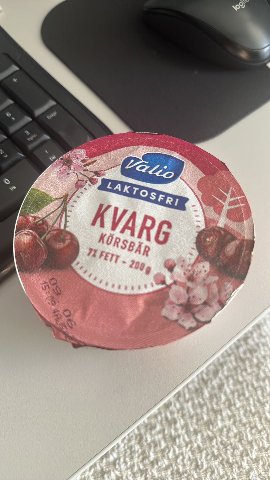 Kvarg körsbär laktosfri