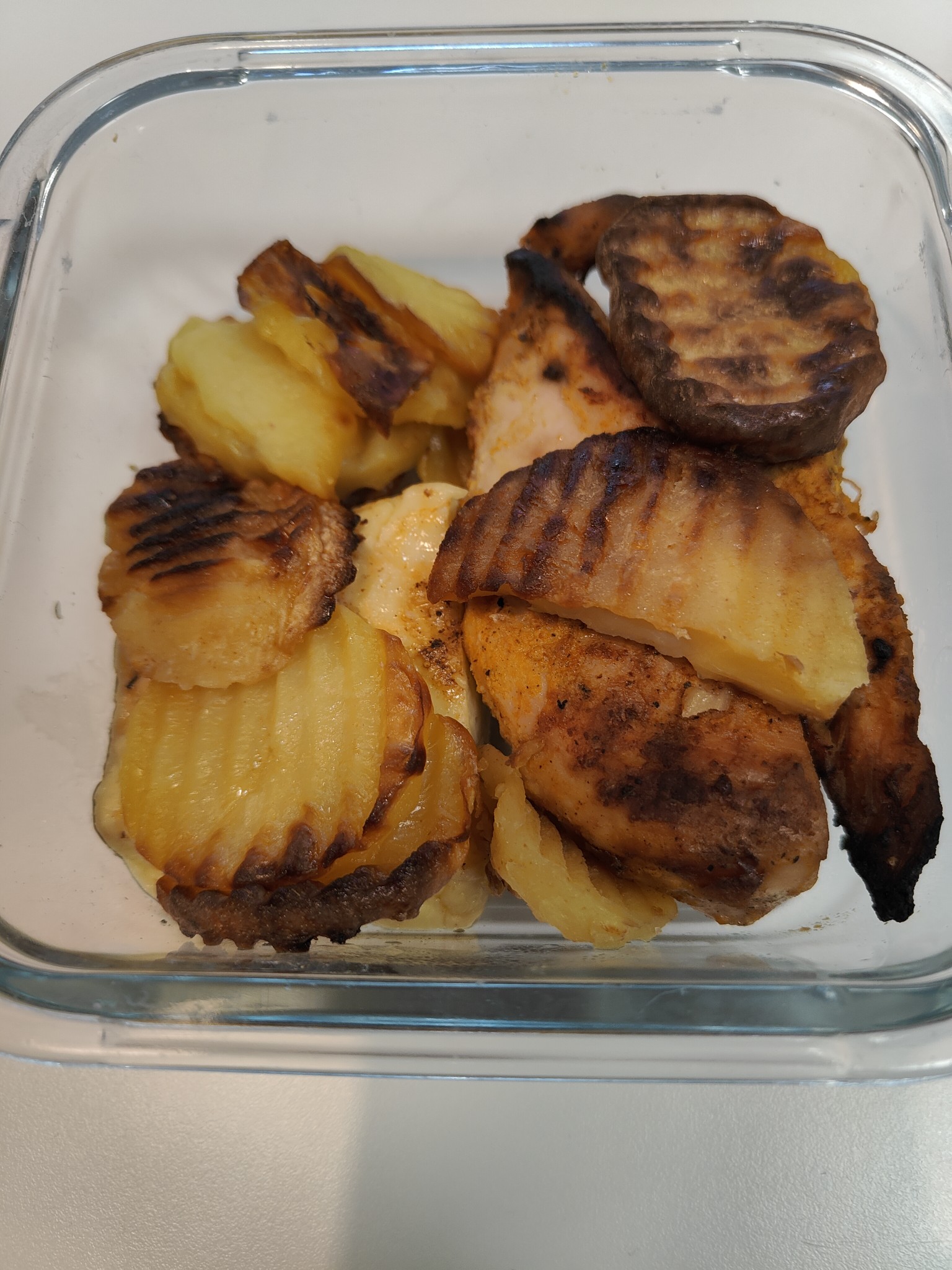 Grilled Chicken and Potatoes