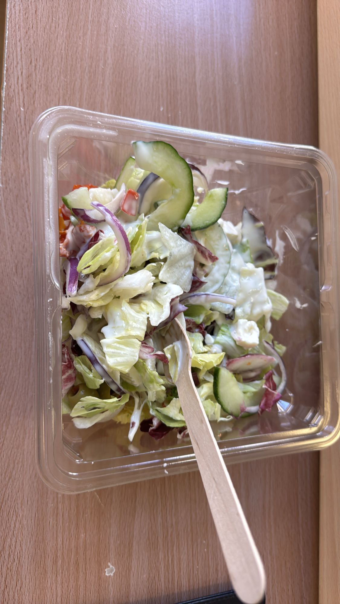 Ensalada con aderezo