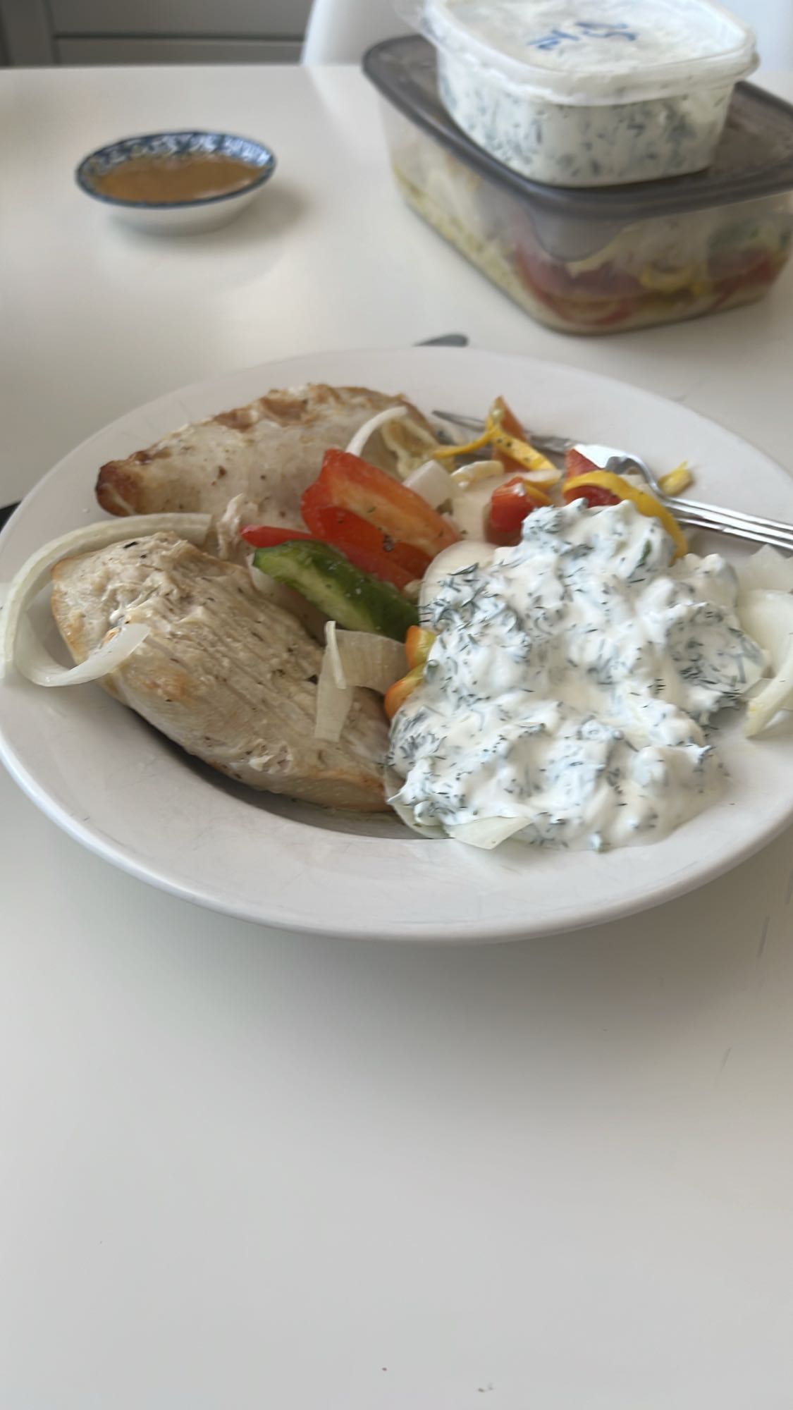 Kyckling med grönsaker