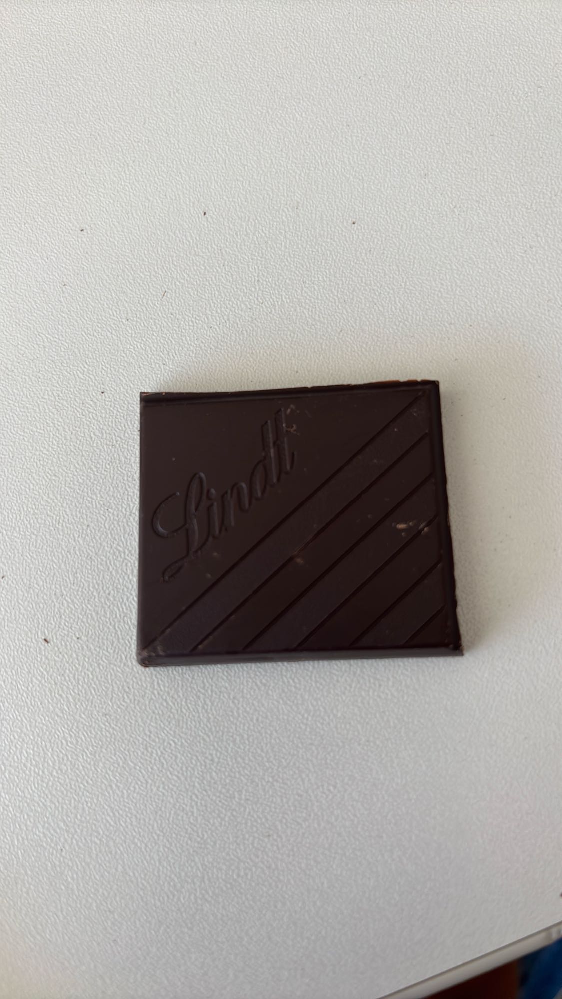 Dark chocolate square