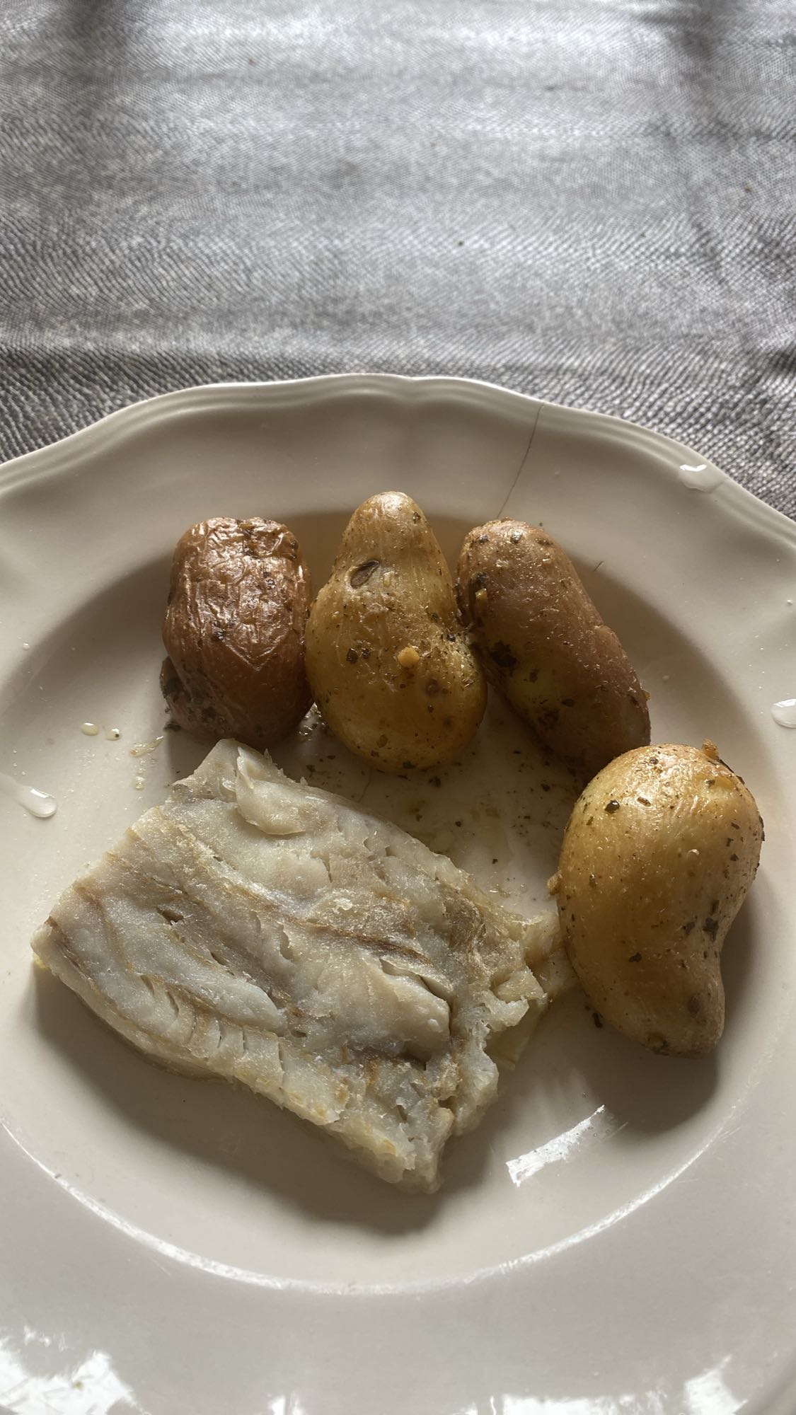 Cabillaud et pommes de terre