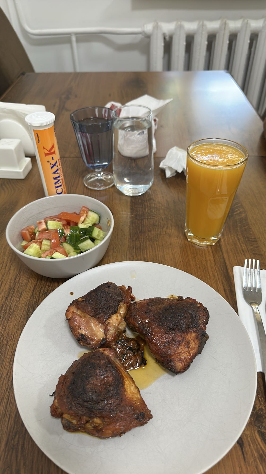 Grilled Chicken with Salad