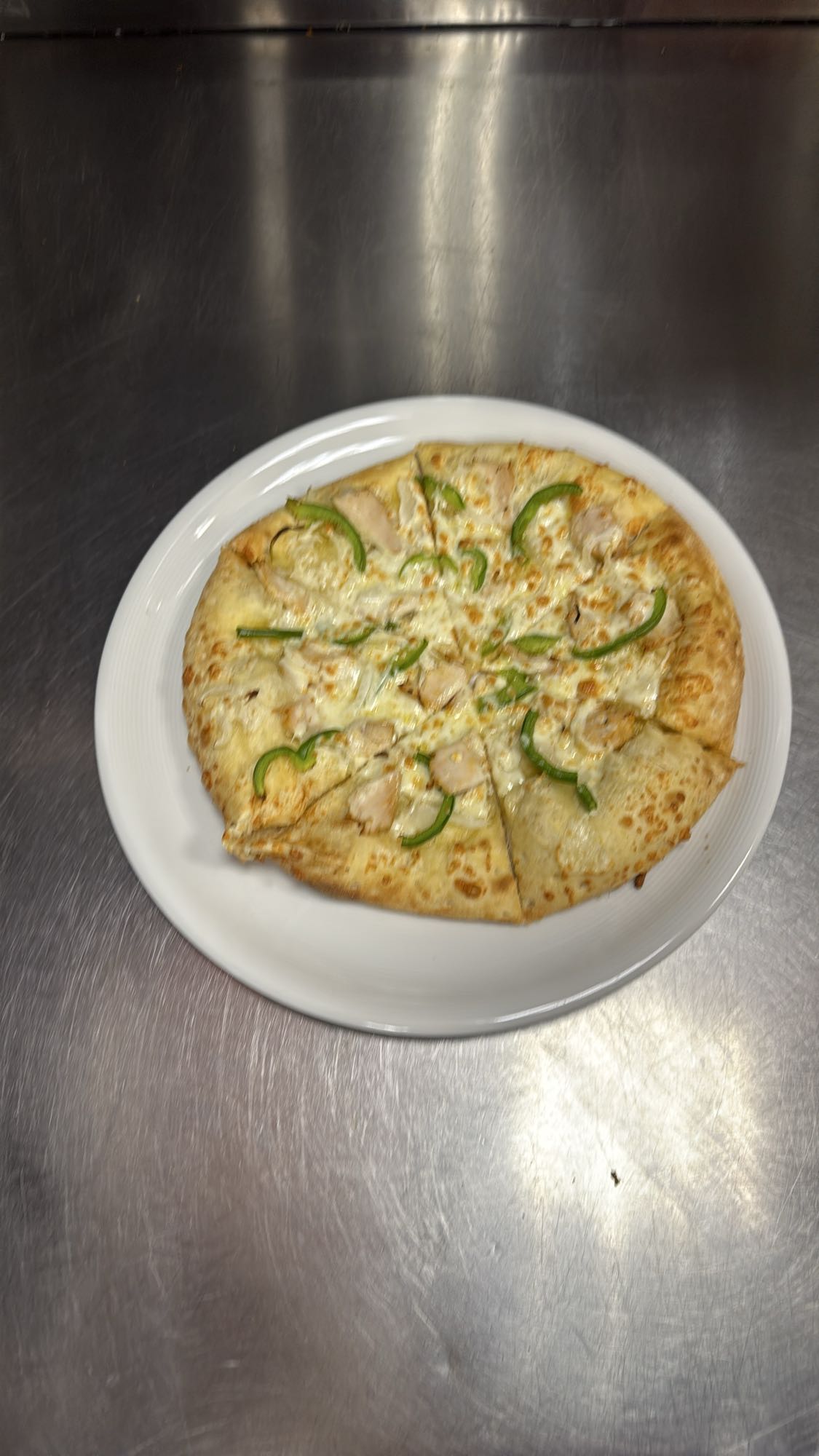 Куриная пицца с перцем