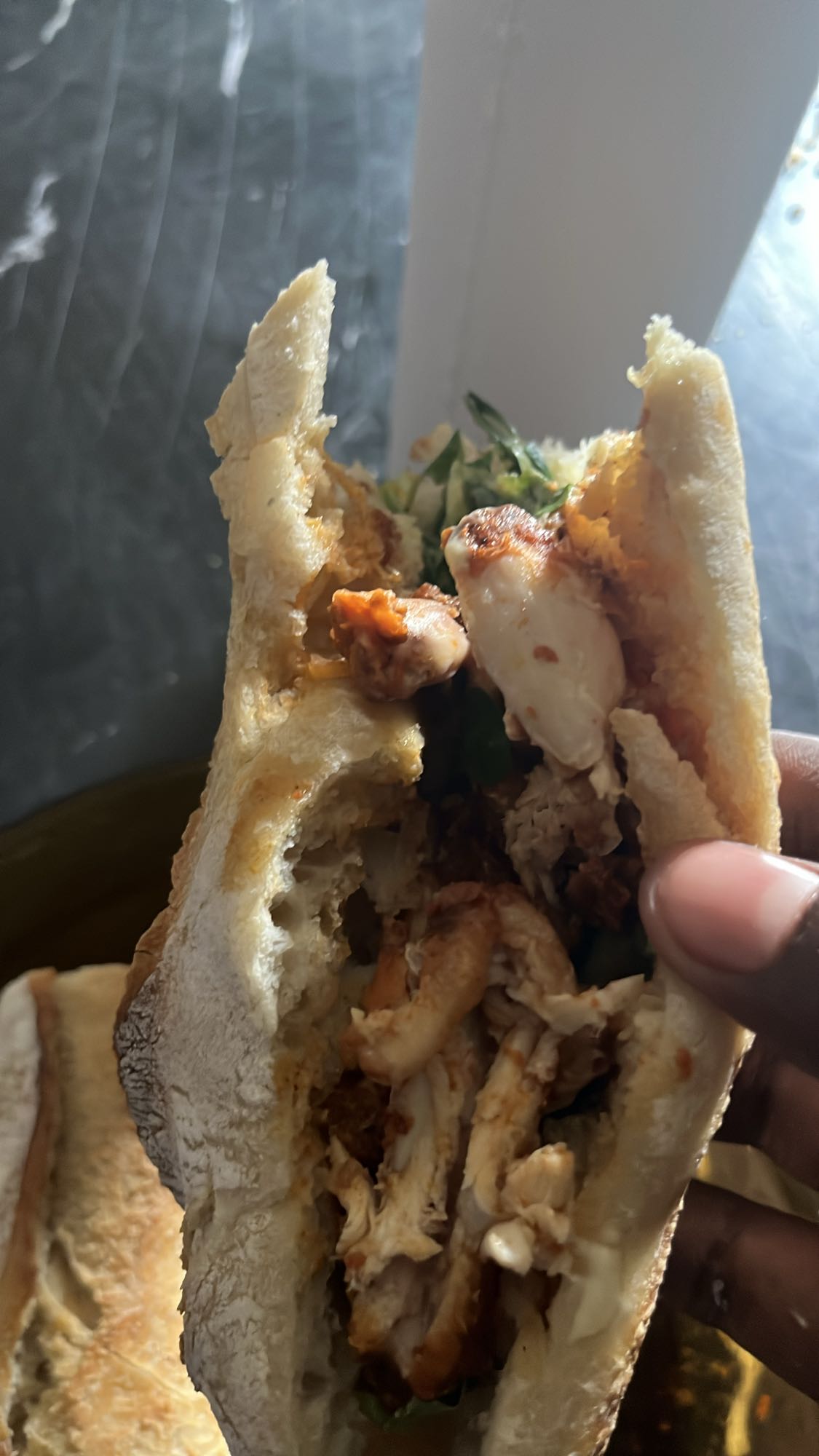 Sandwich poulet grillé