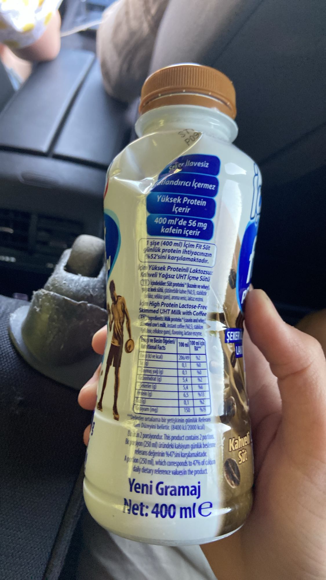 Kahveli Proteinli Süt