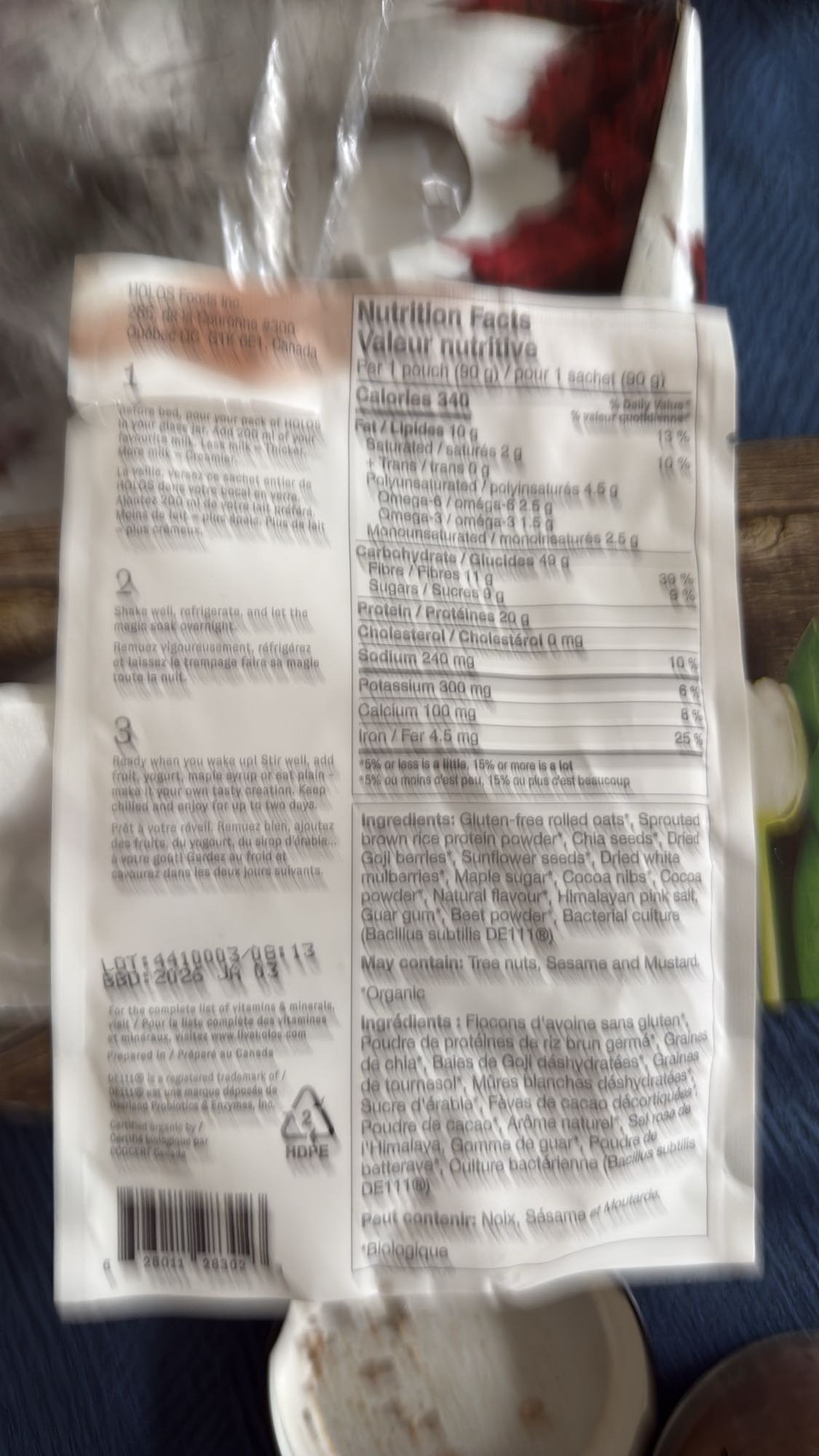 Mélange avoine protéiné