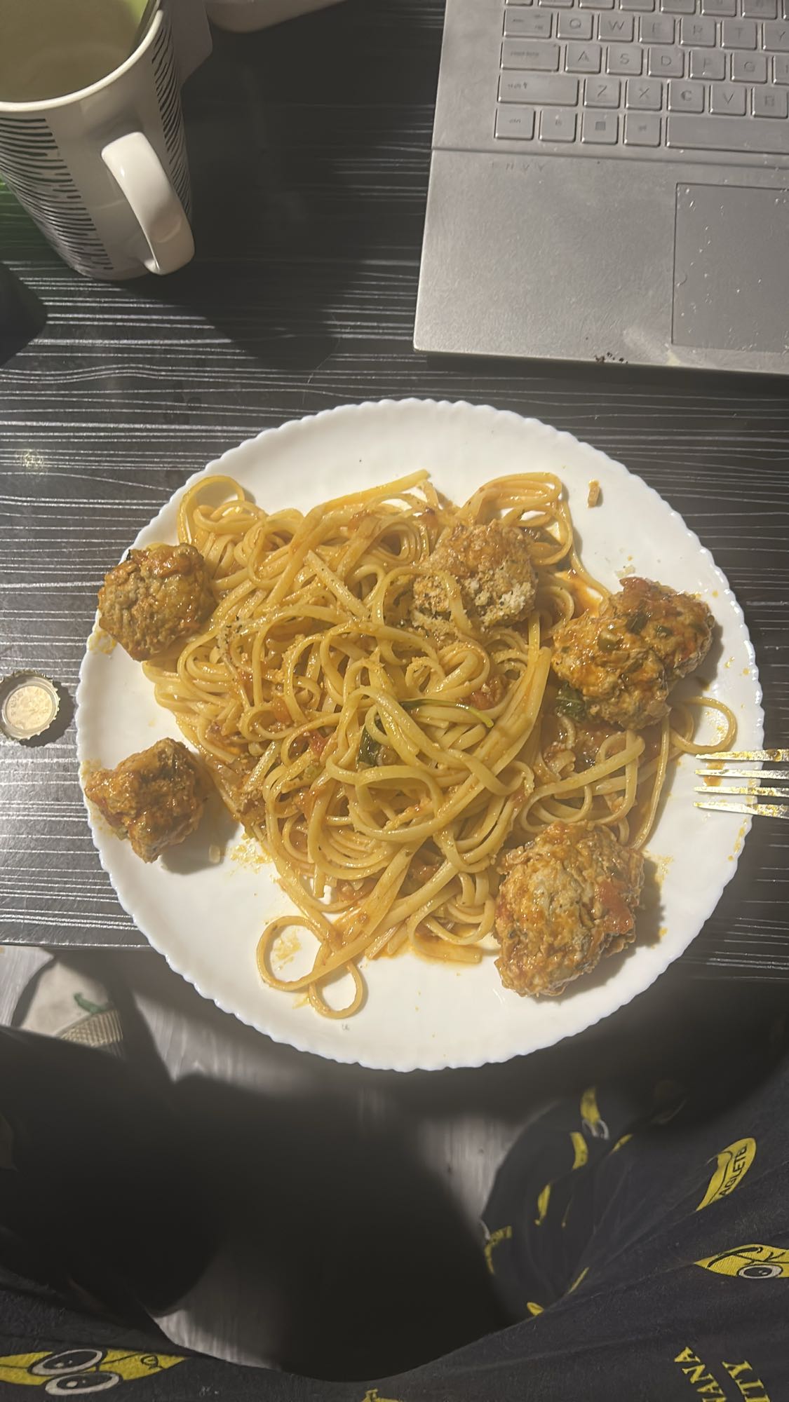 Spaghetti with Chicken Meatballs
