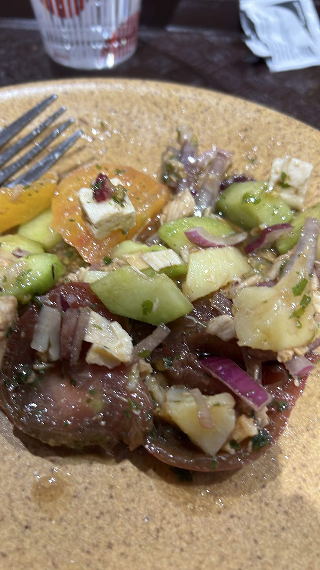 Salade de légumes frais