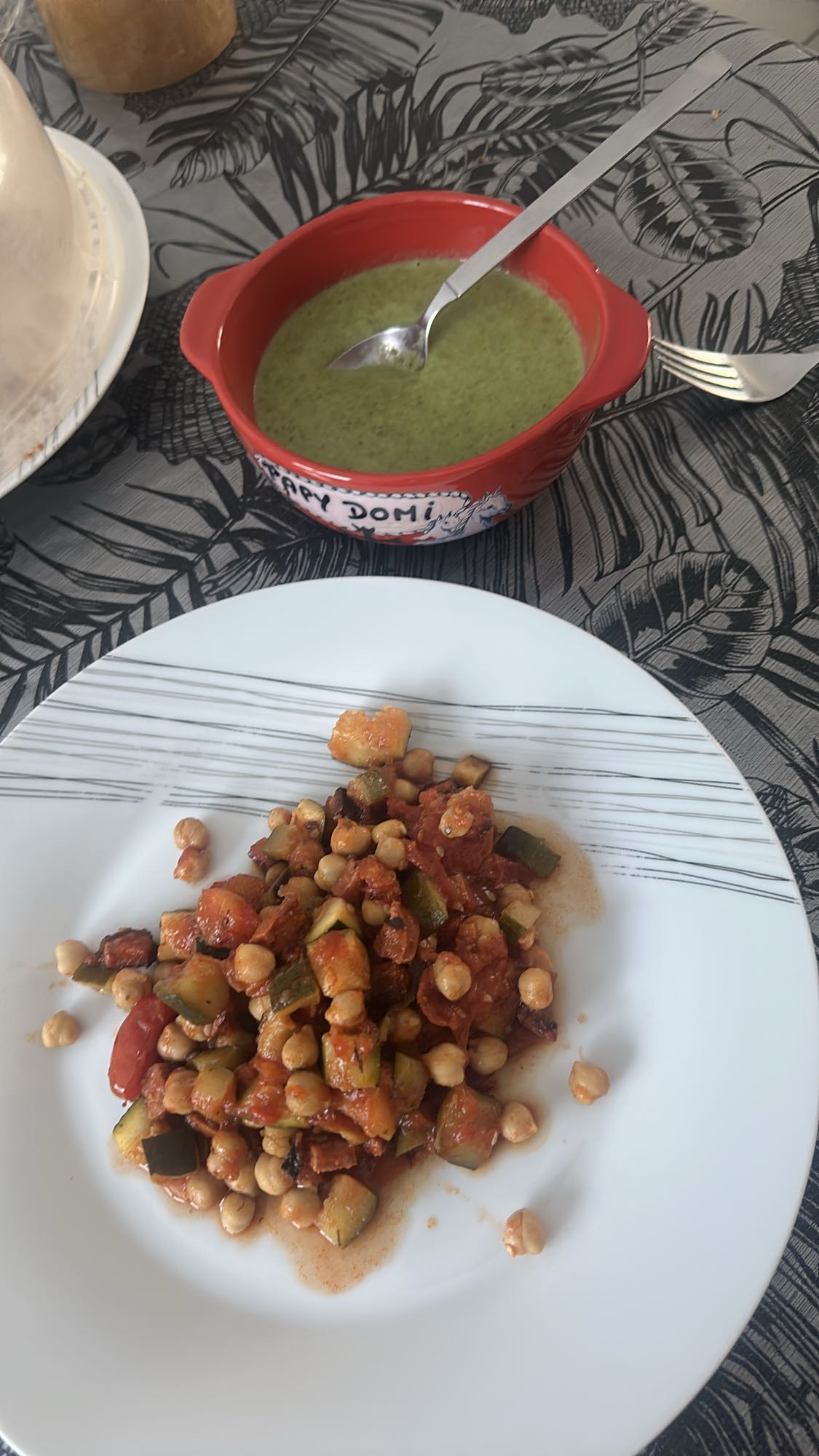 Légumes pois chiches & soupe