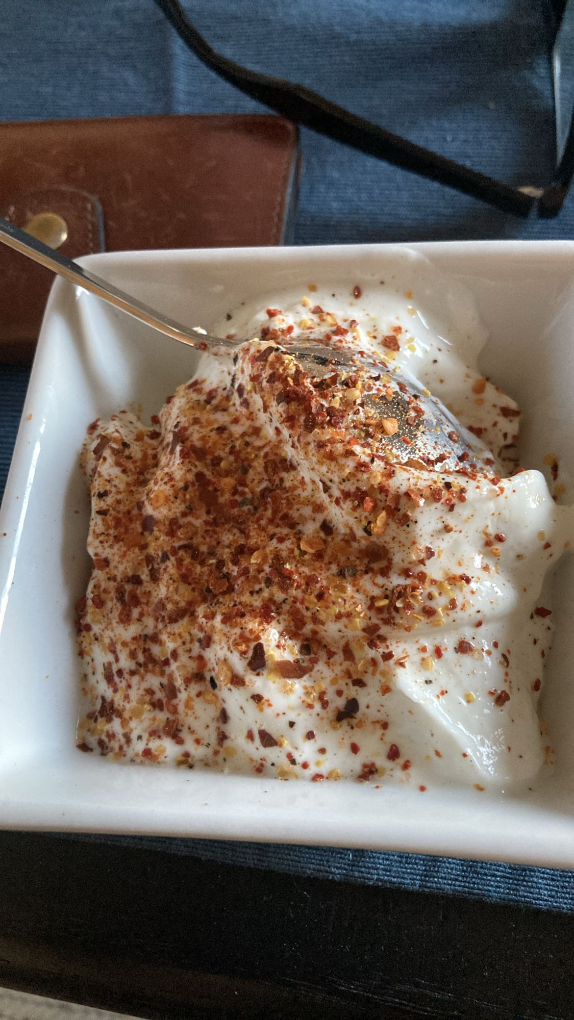 Kvarg med chiliflakes