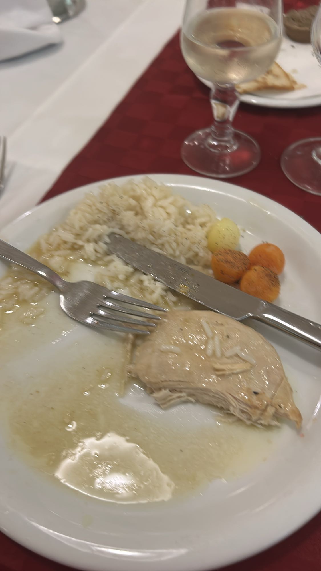 Kurczak z ryżem i warzywami