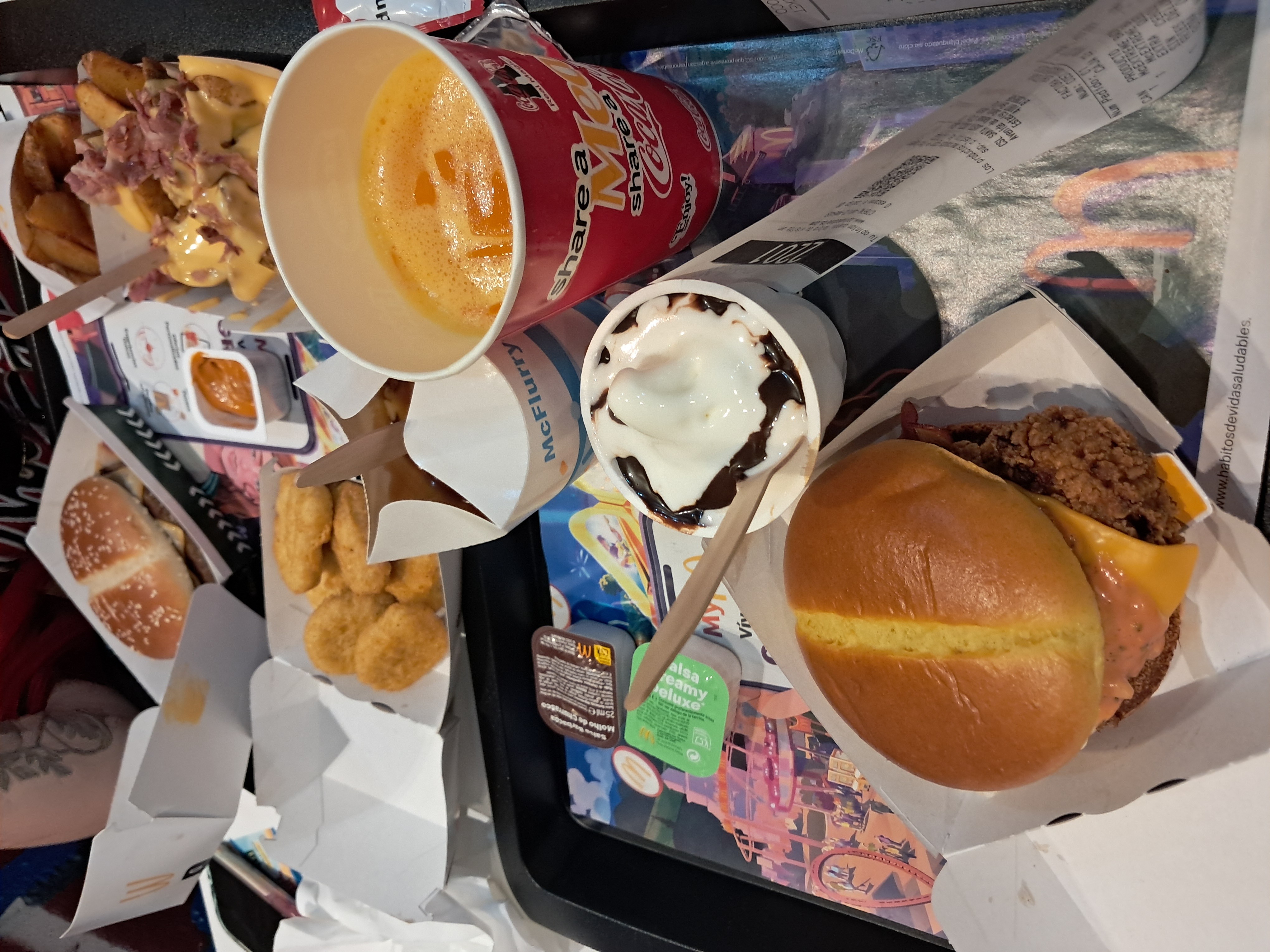 Combo comida rápida