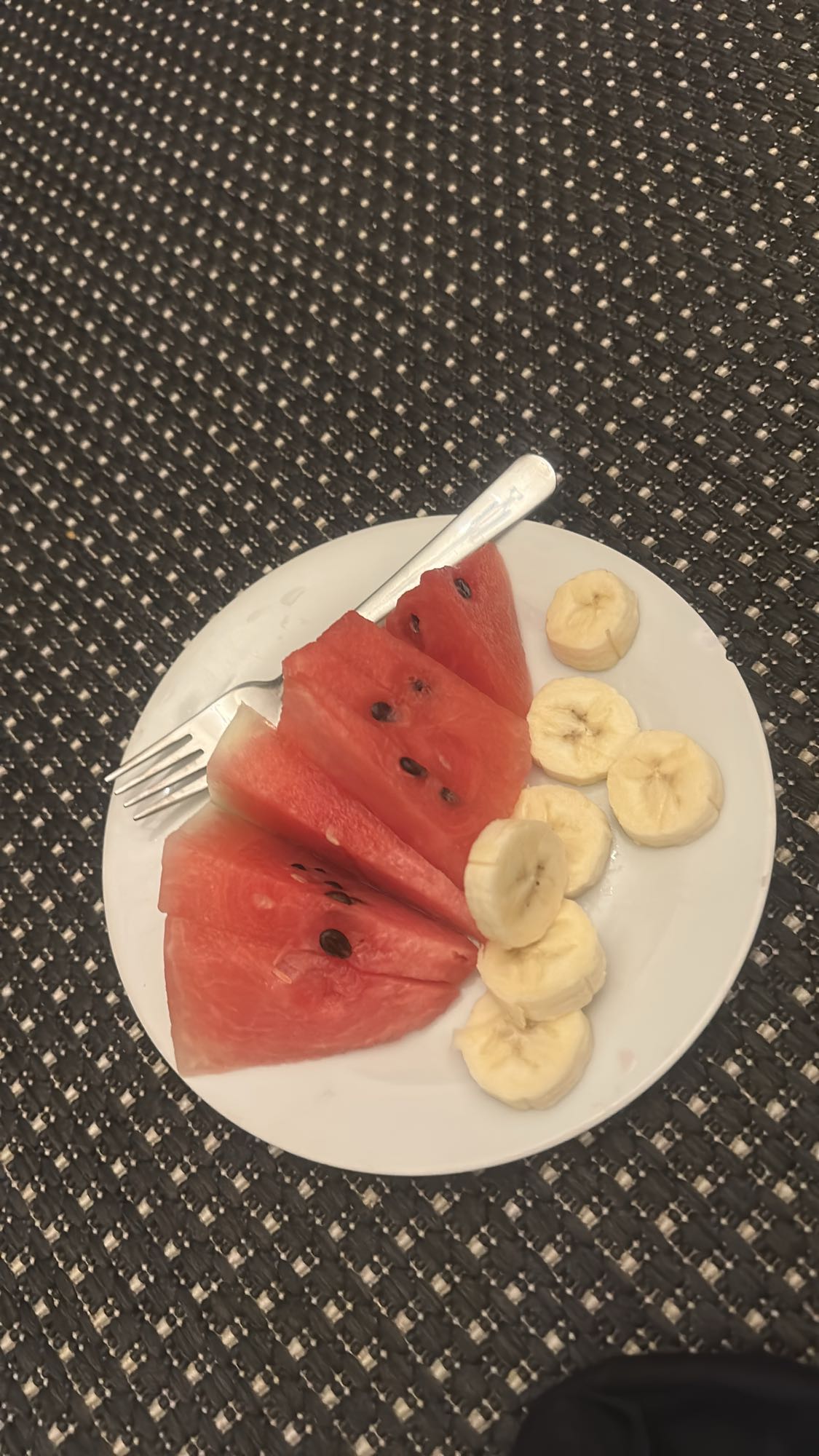 Vattenmelon och banan
