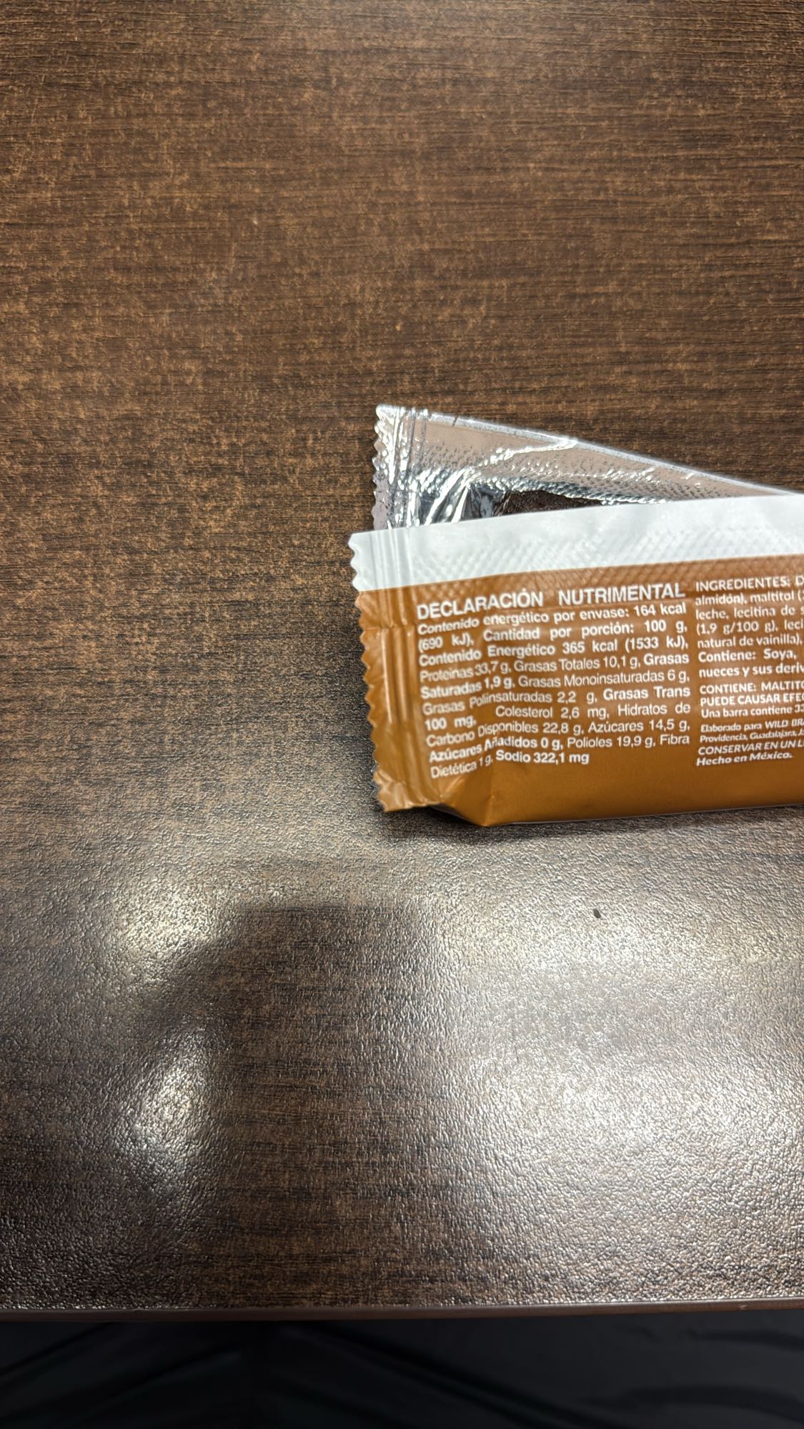 Barra proteica chocolate