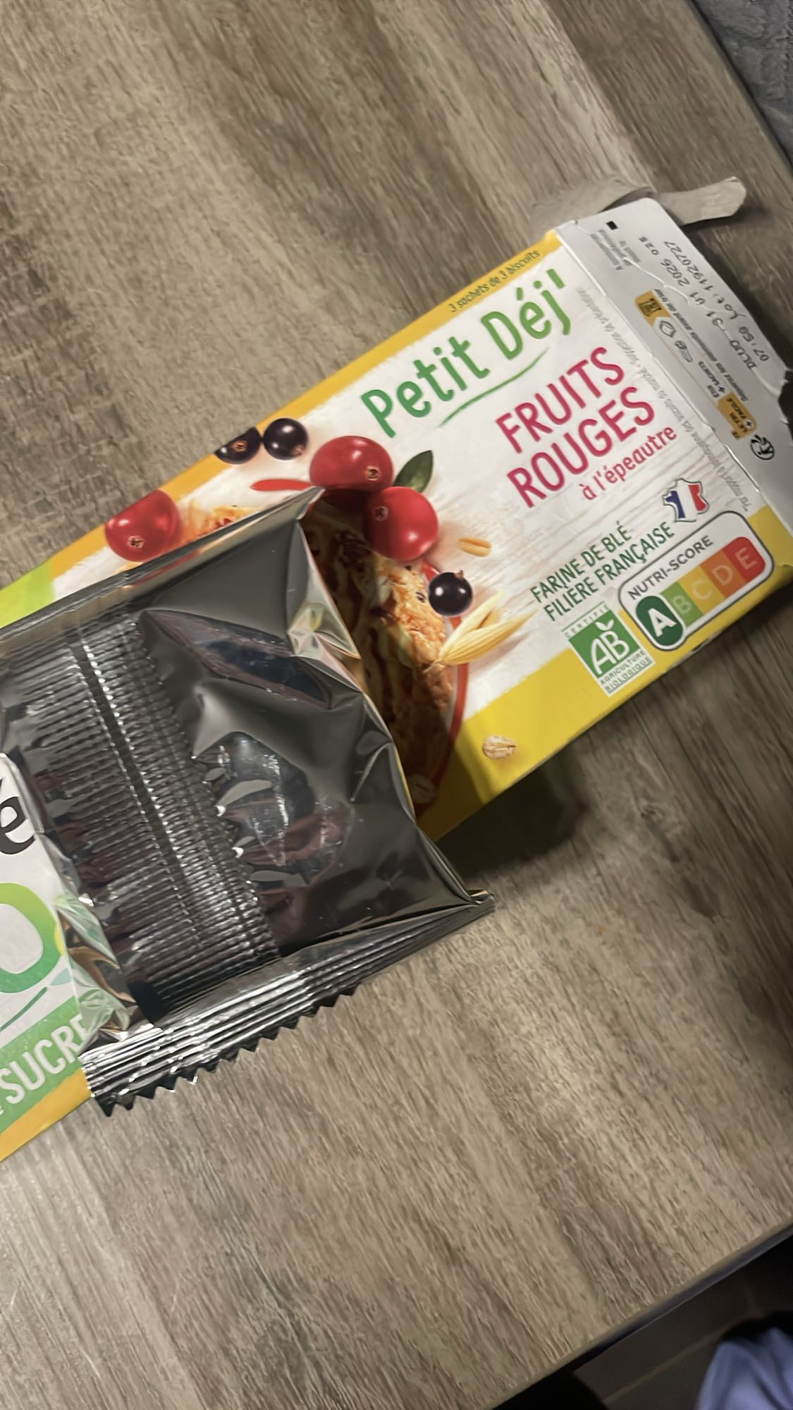 Barre fruits rouges