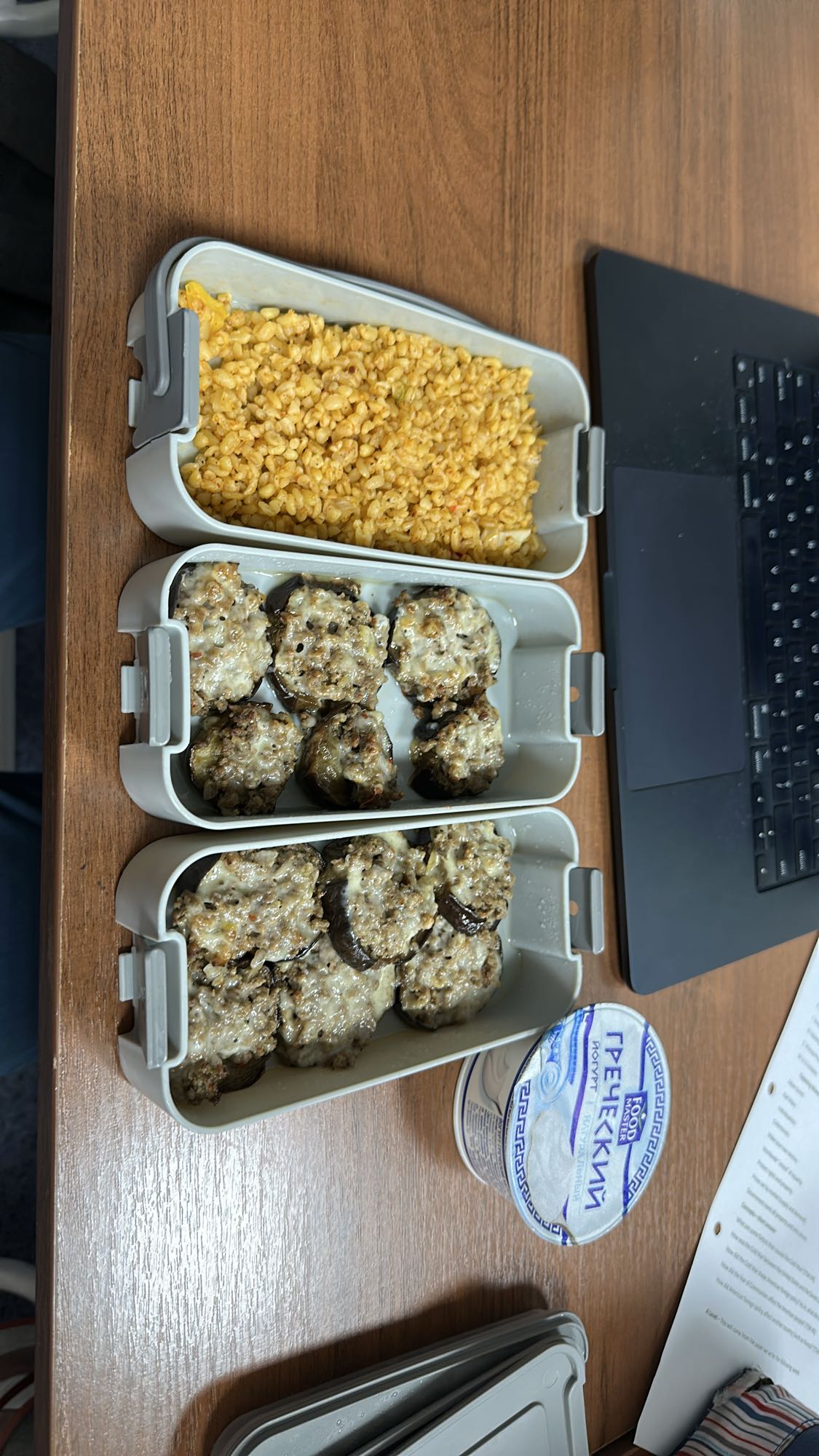 Stuffed Eggplant & Bulgur