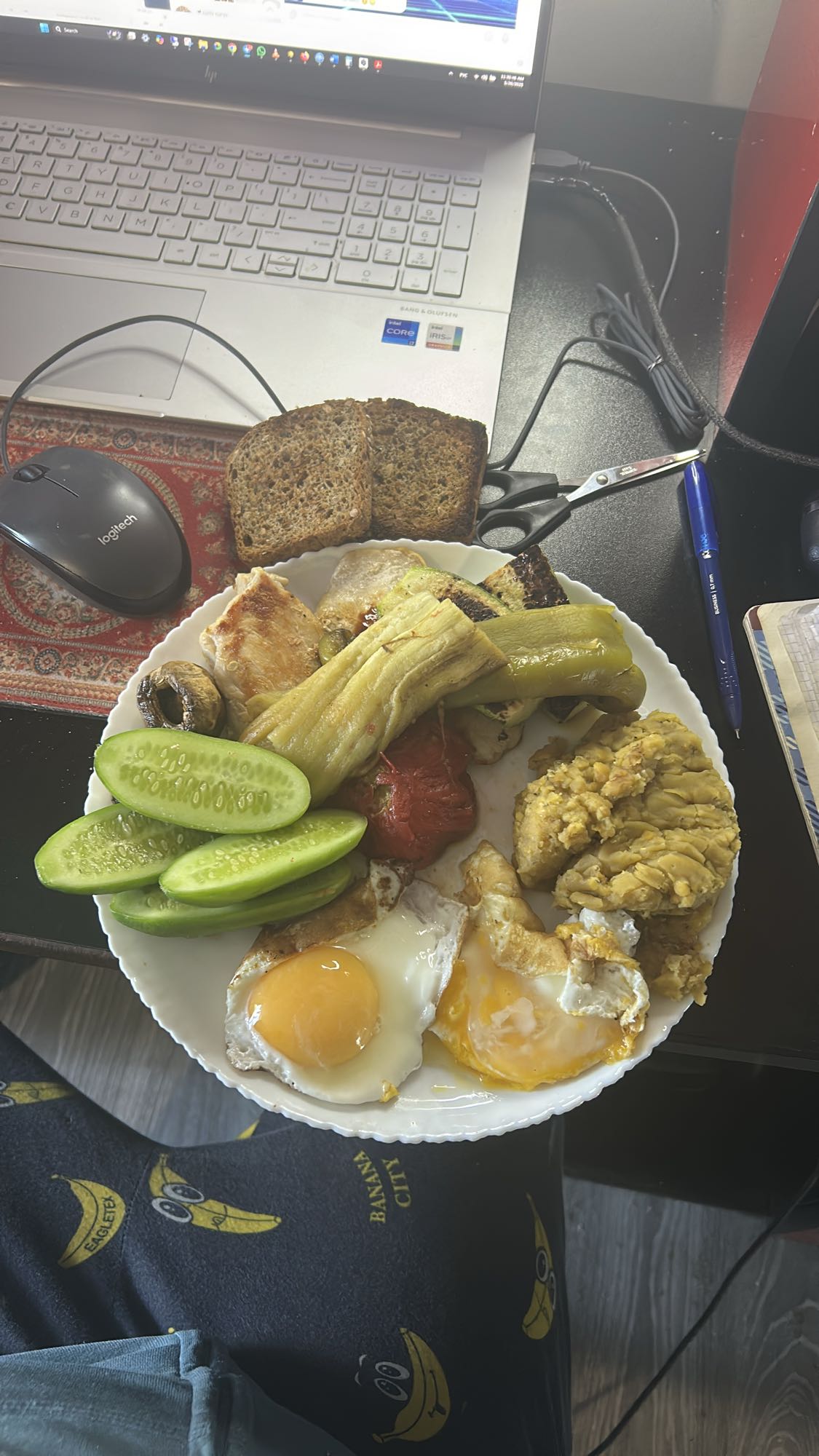 Egg veggie breakfast