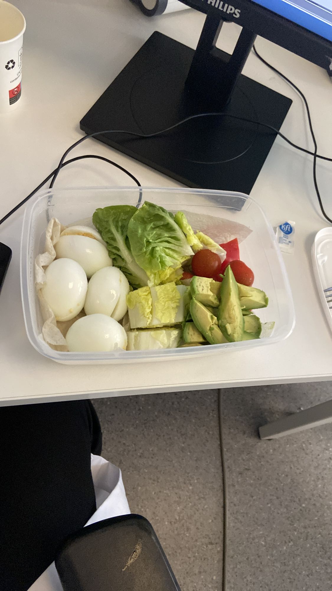 Egg Avocado Salad Box