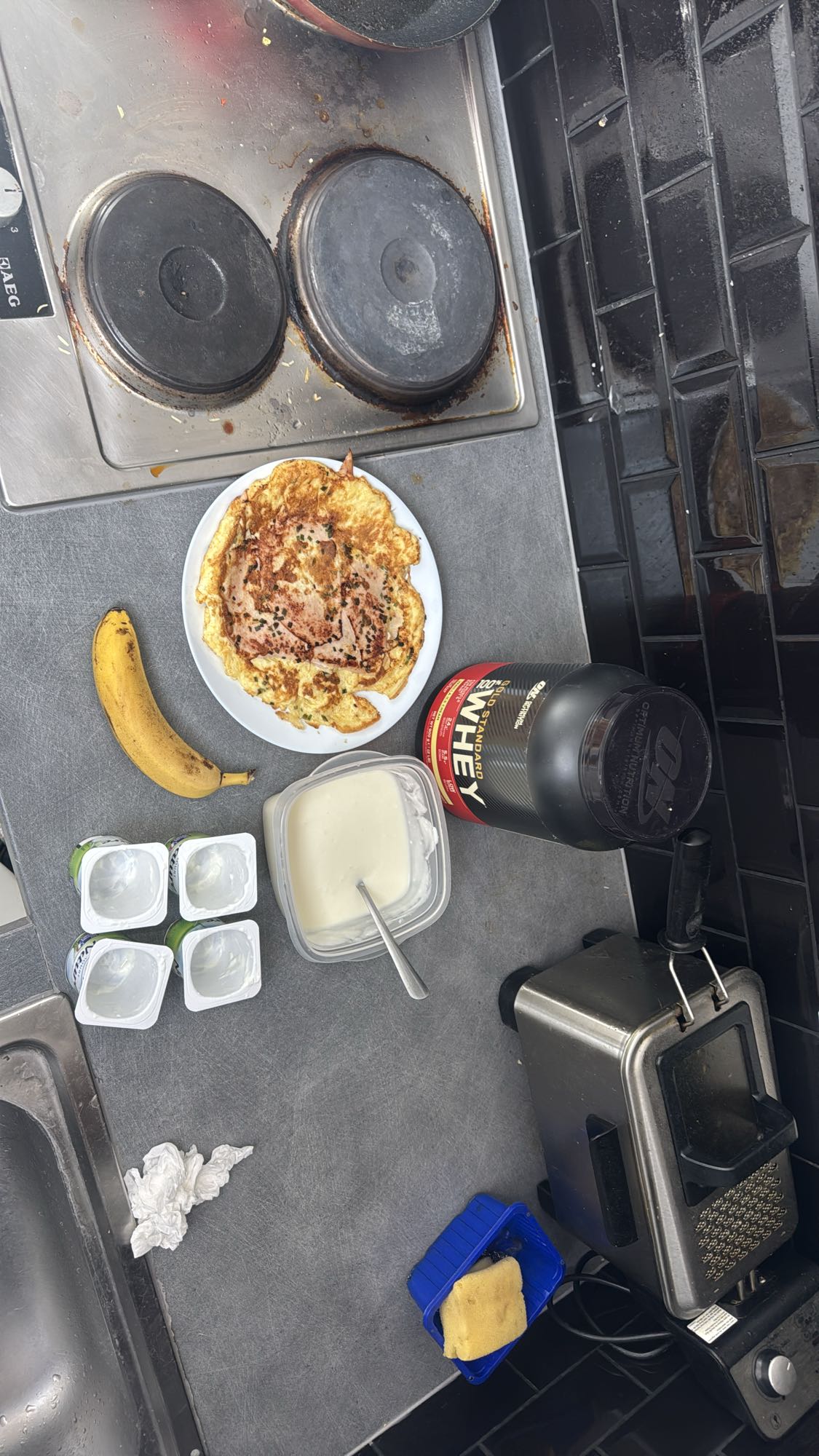 Omelette protéinée