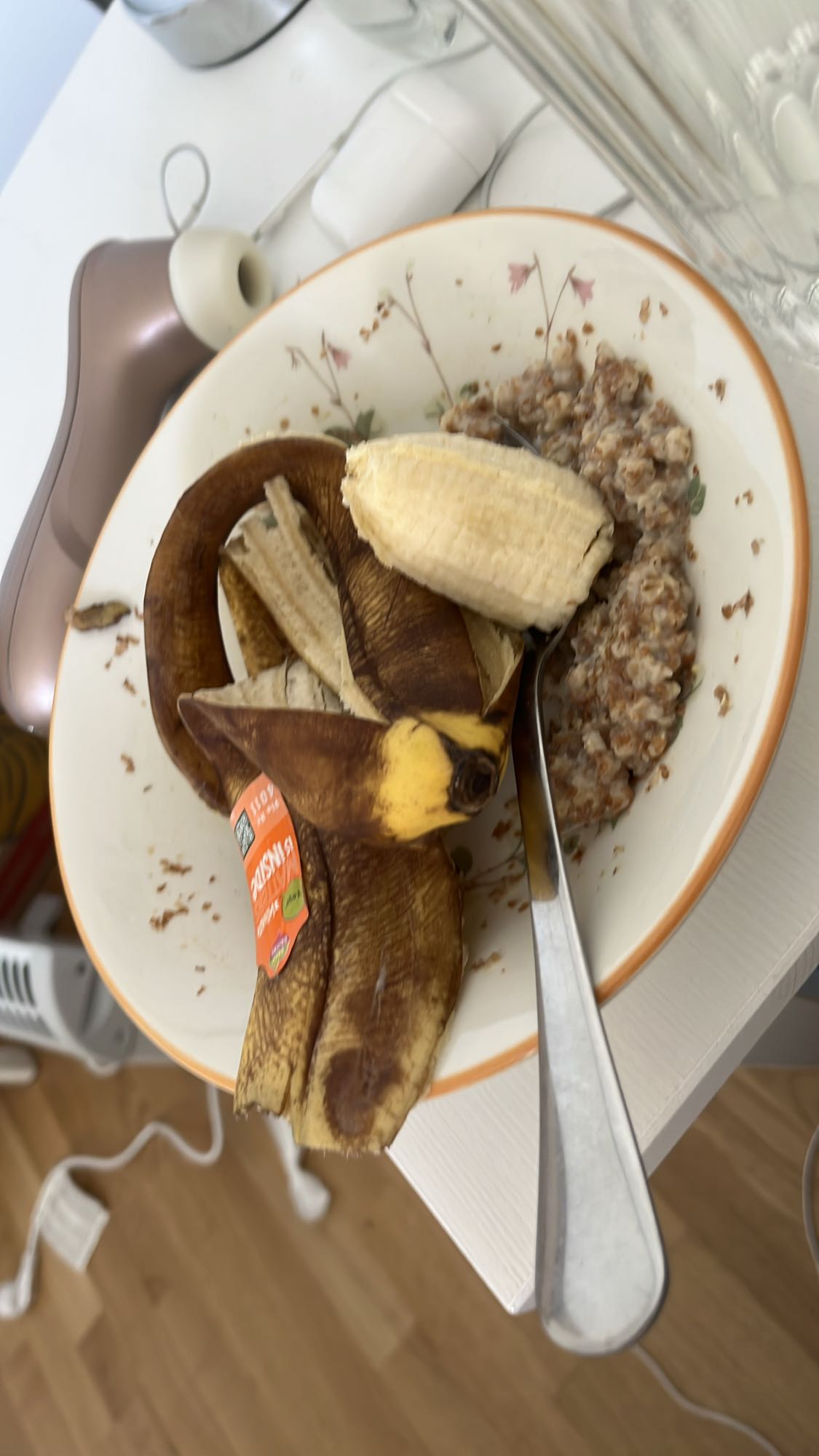 Banan och bovetegröt