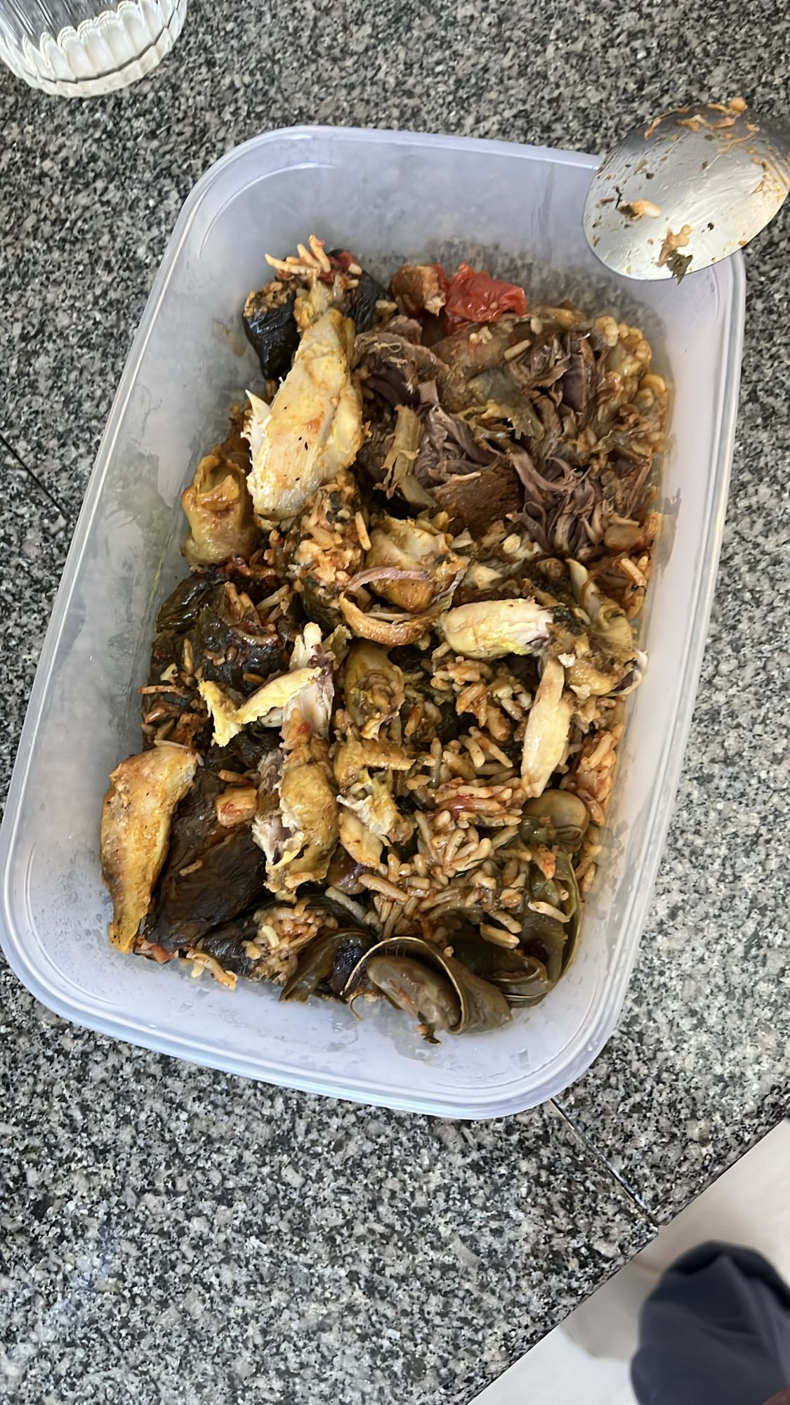 Ris med kött och grönsaker