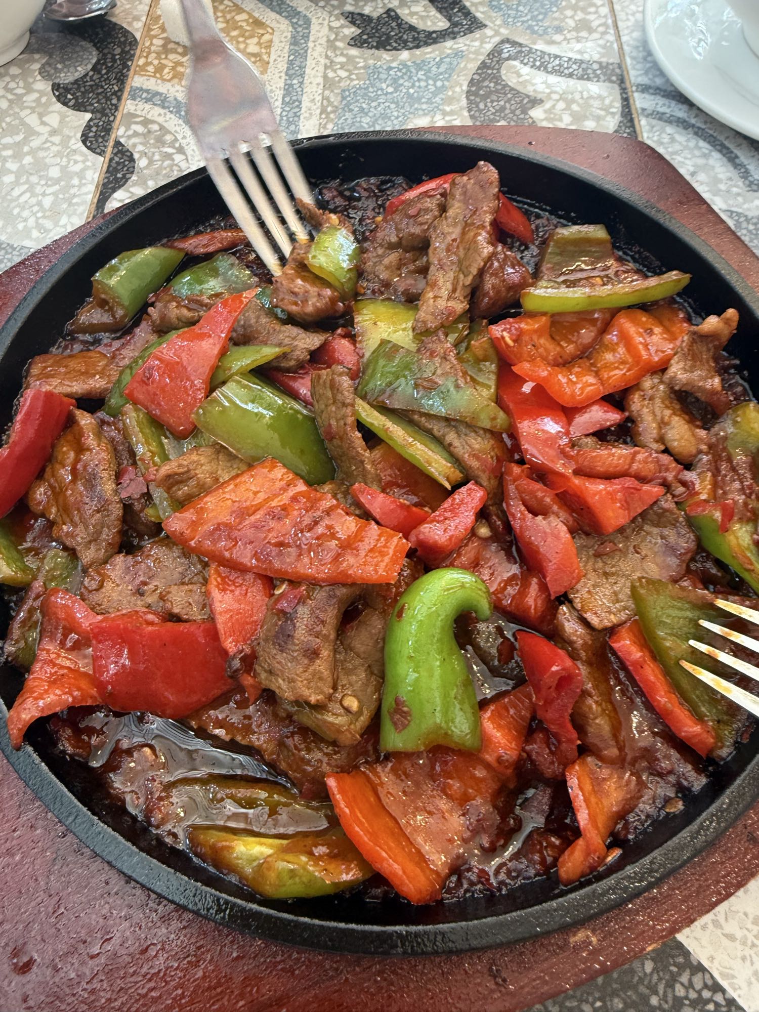 Говядина с перцем