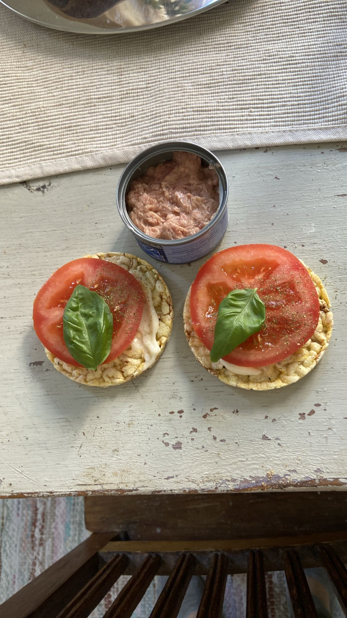 Riskakor med tonfisk