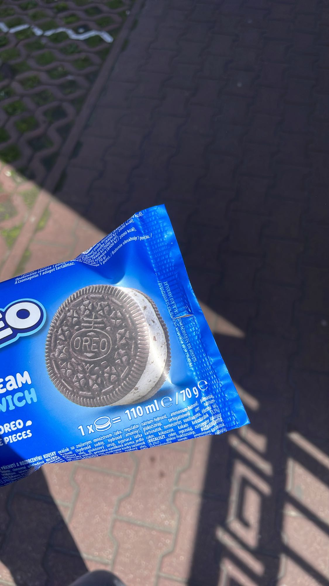 Lód Oreo Sandwich
