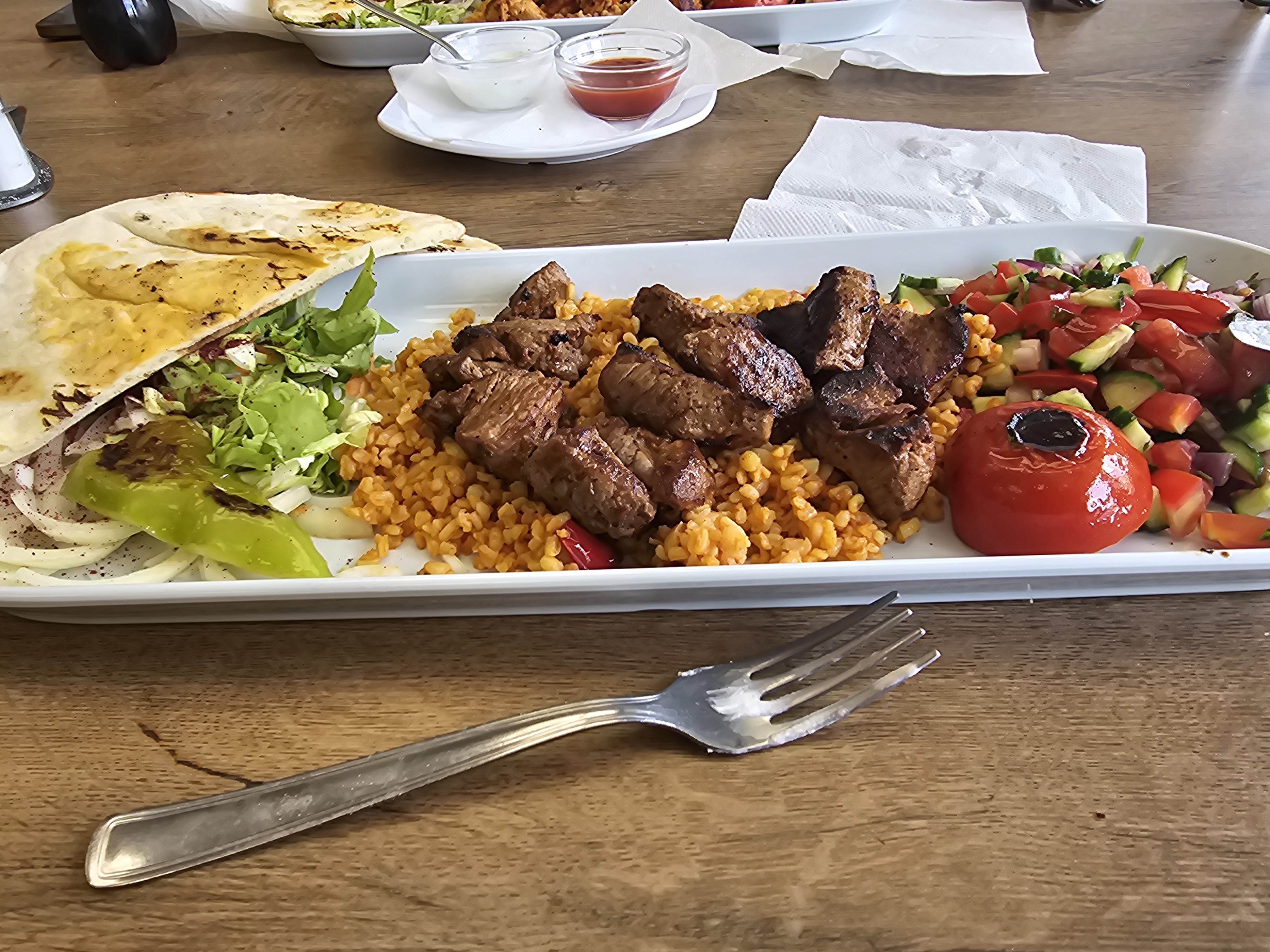 Grilltallrik med bulgur