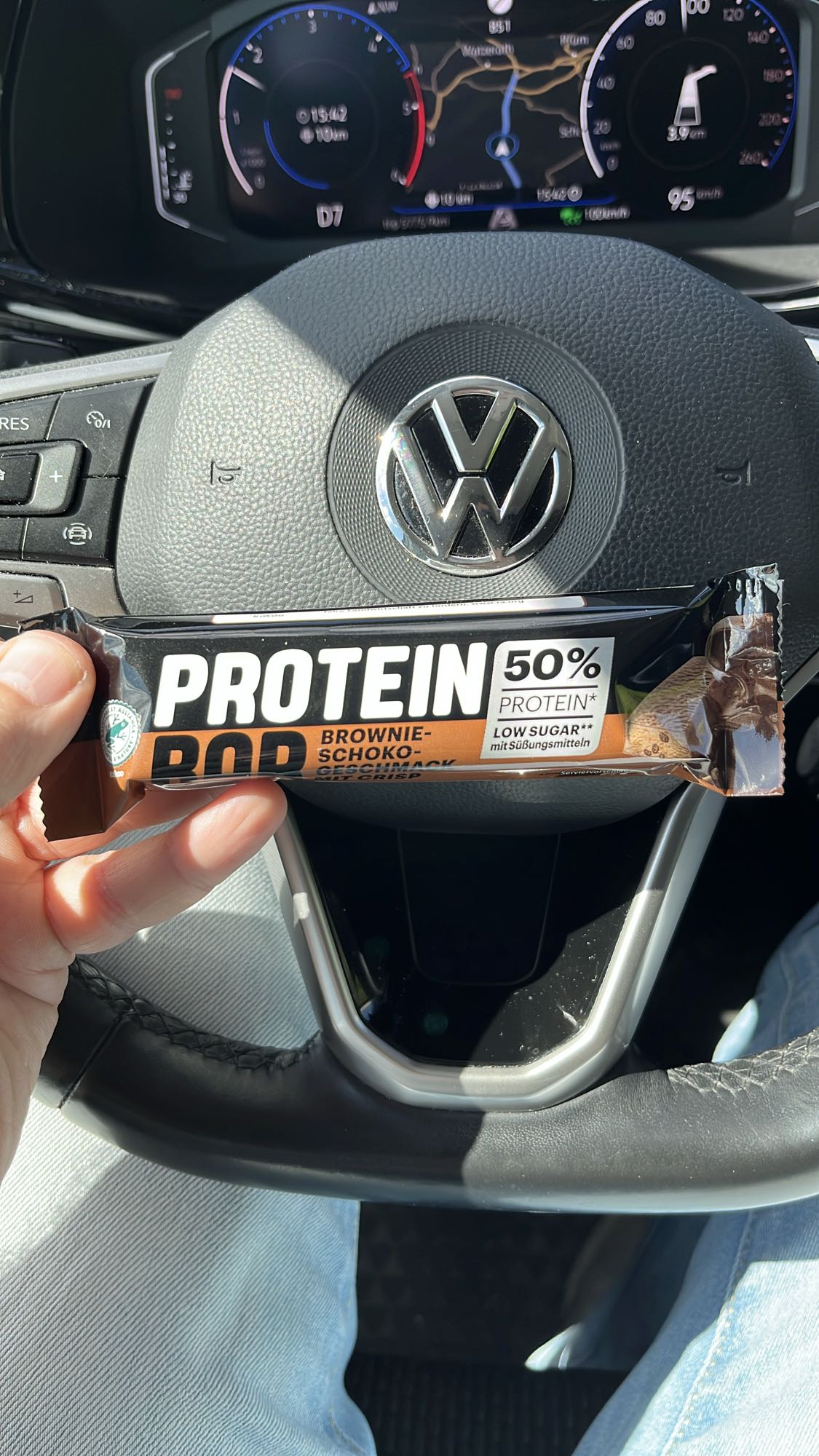 Proteinriegel Brownie