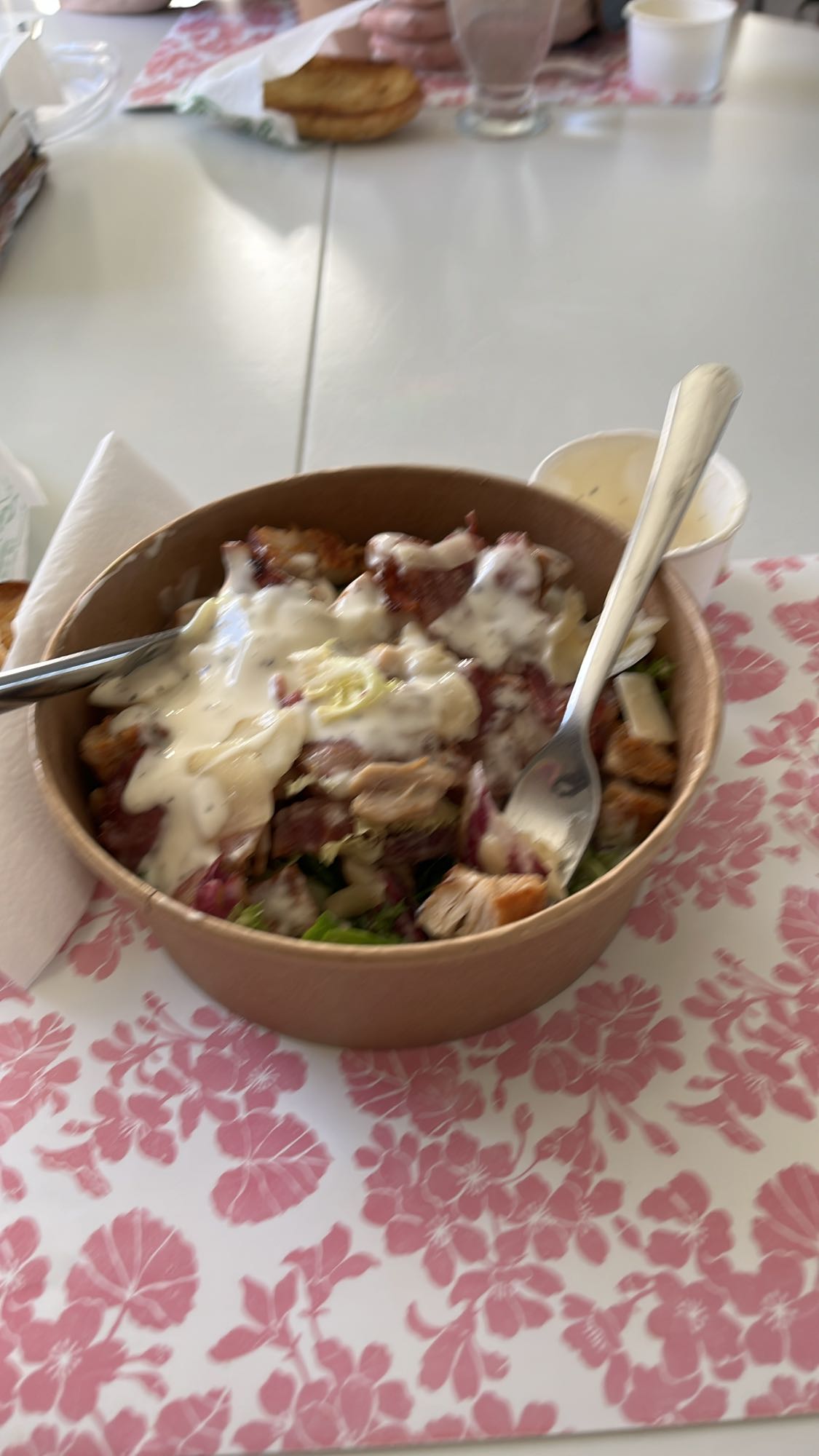 Kycklingsallad med dressing